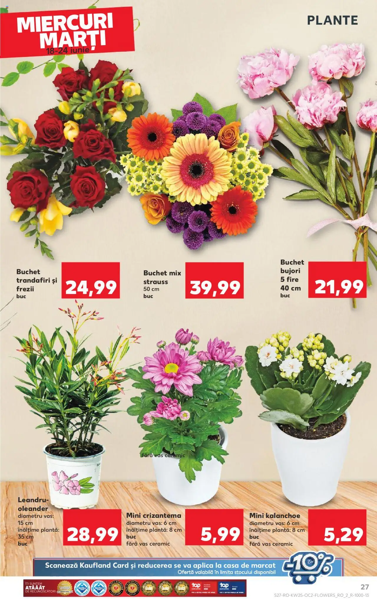 Kaufland RO akciós ujság - amely érvényes a következő dátumtól: 18.06.2025 | Oldal: 27