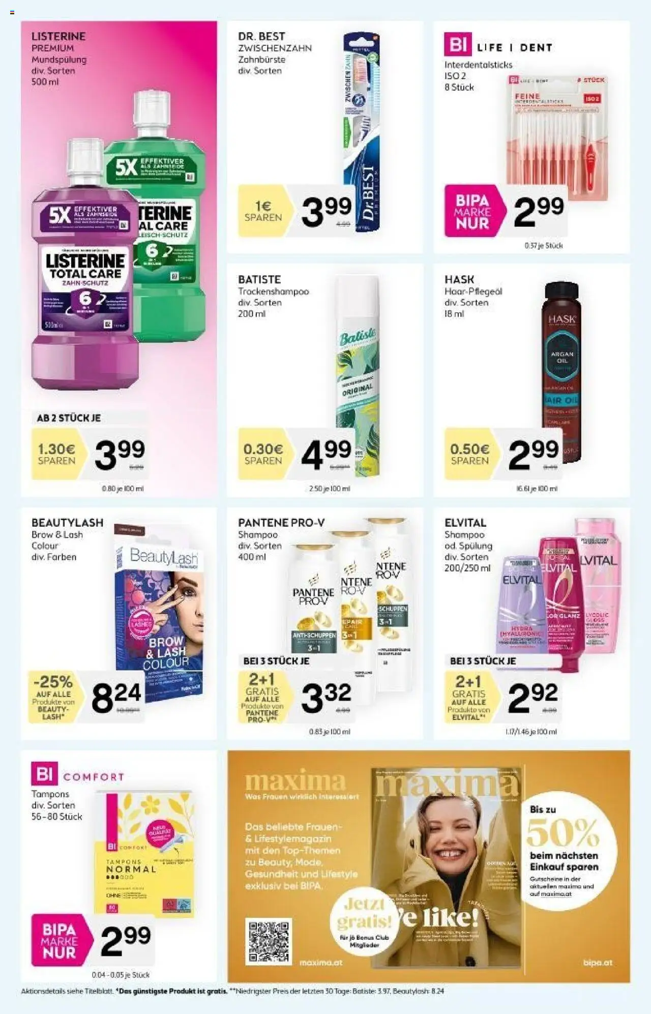 Bipa Flugblatt gültig ab 11.09.2025 | Seite: 6 | Produkte: Shampoo, Spülung, Zahnbürste