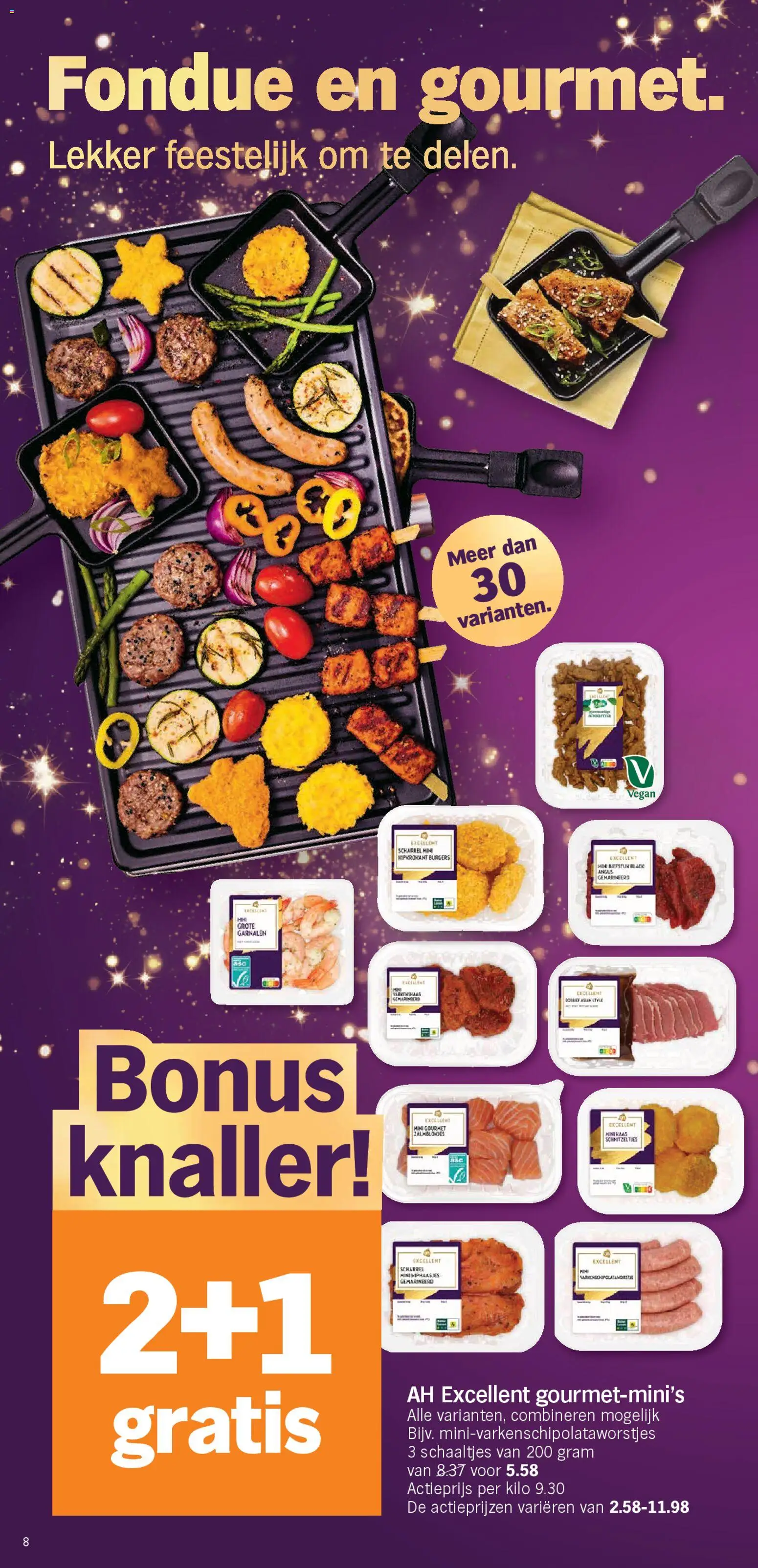 {H1} | Pagina: 8 | Producten: Schnitzel, Biefstuk, Kekszek