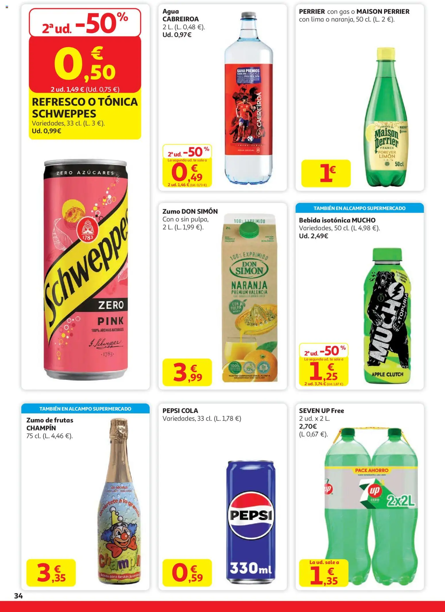 Alcampo - Hg Madrid │ válido desde el 11.12.2025 | Página: 34 | Productos: Lima, Ροζ πιπέρι, Té, Apple