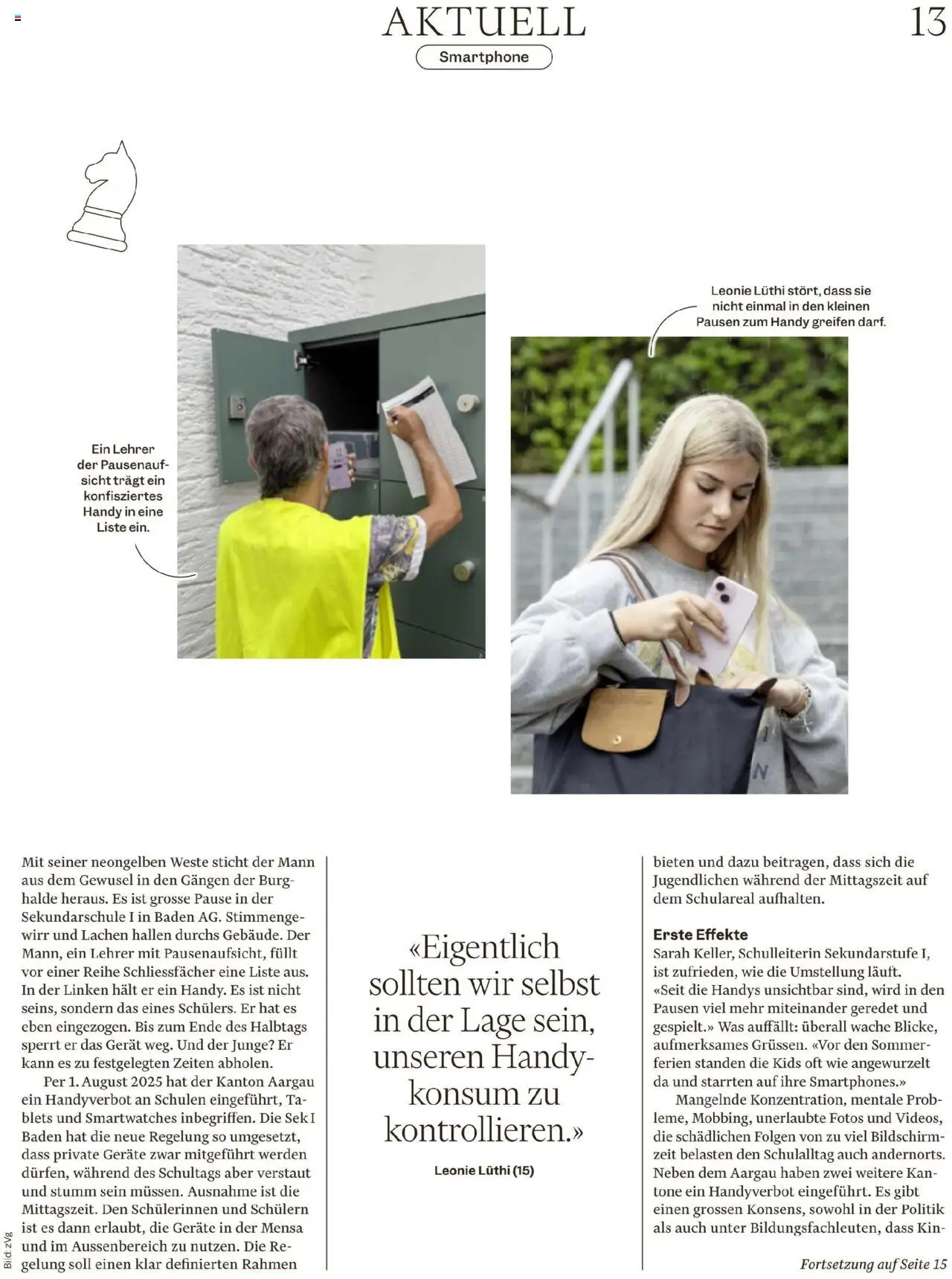 Migros Magazin – gültig ab 20.10.2025 | Seite: 13 | Produkte: Weste, Bildschirm, Smartphone