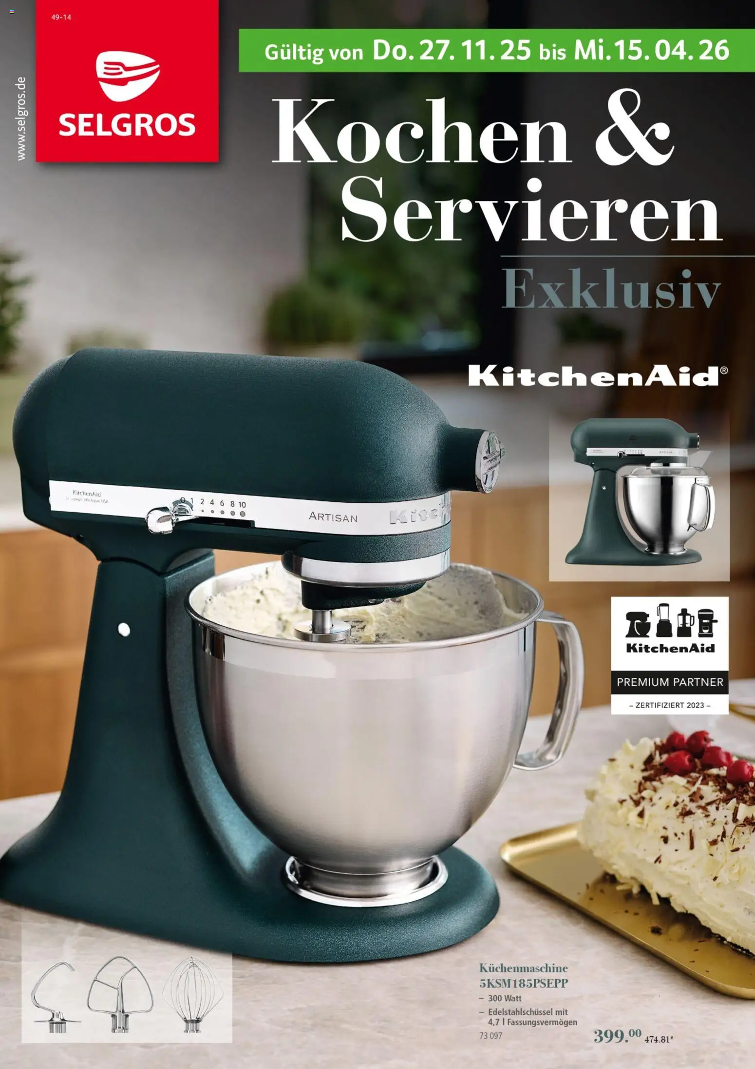 Selgros Kochen & Servieren – gültig ab 27.11.2025 | Seite: 1