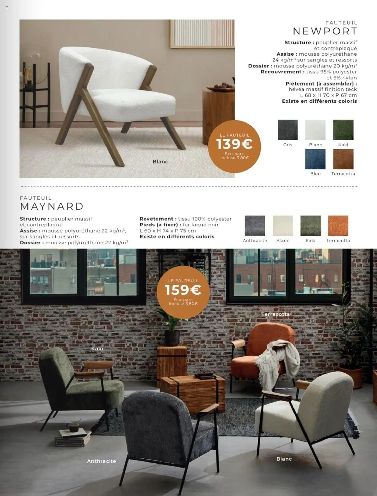 {H1} | Page: 55 | Produits: Kaki, Mousse, Fauteuil, Laque
