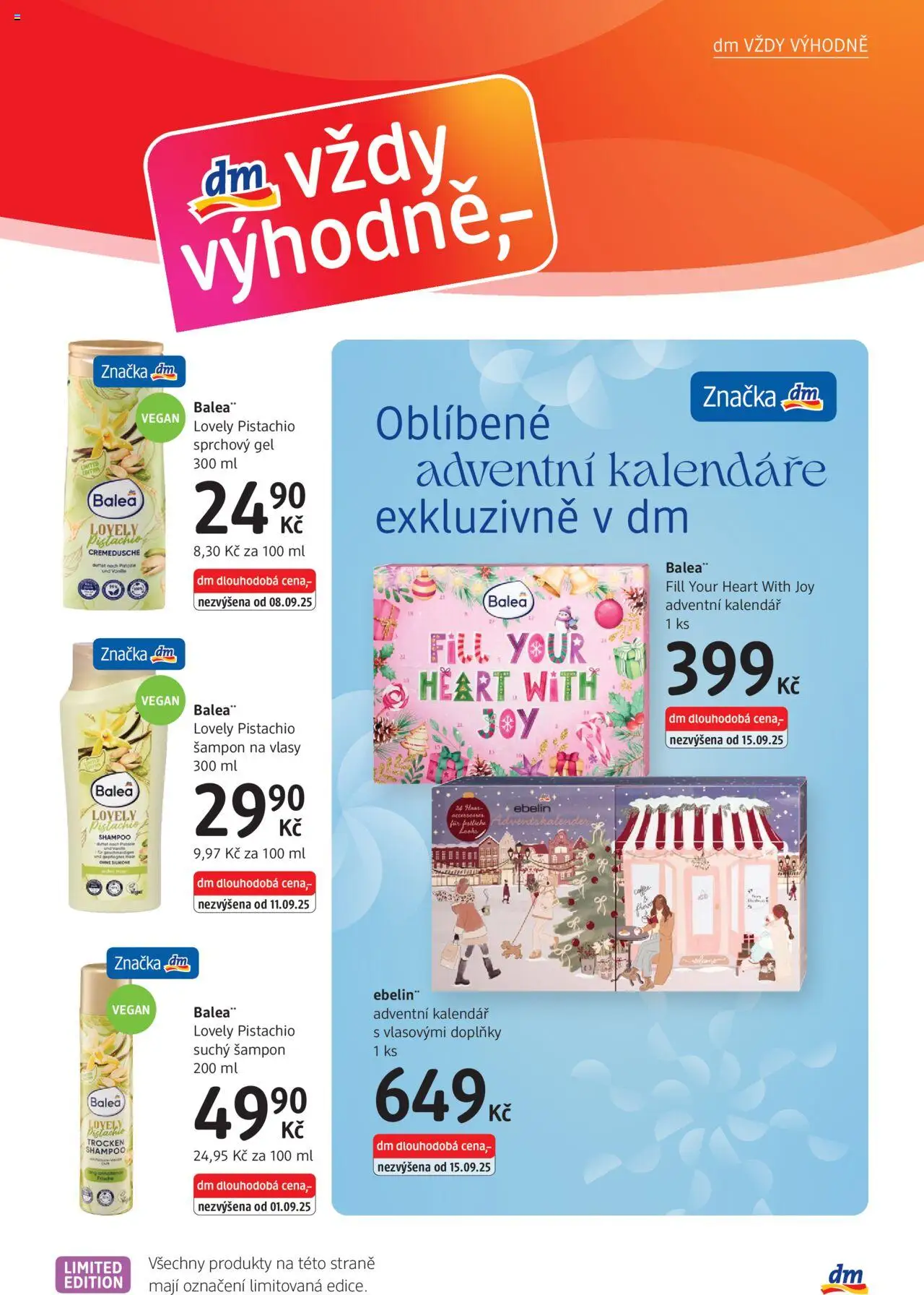 dm drogerie leták od 09.10.2025 | Strana: 9 | Produkty: Vegan, Adventní kalendář, Kalendář, Suchý šampon