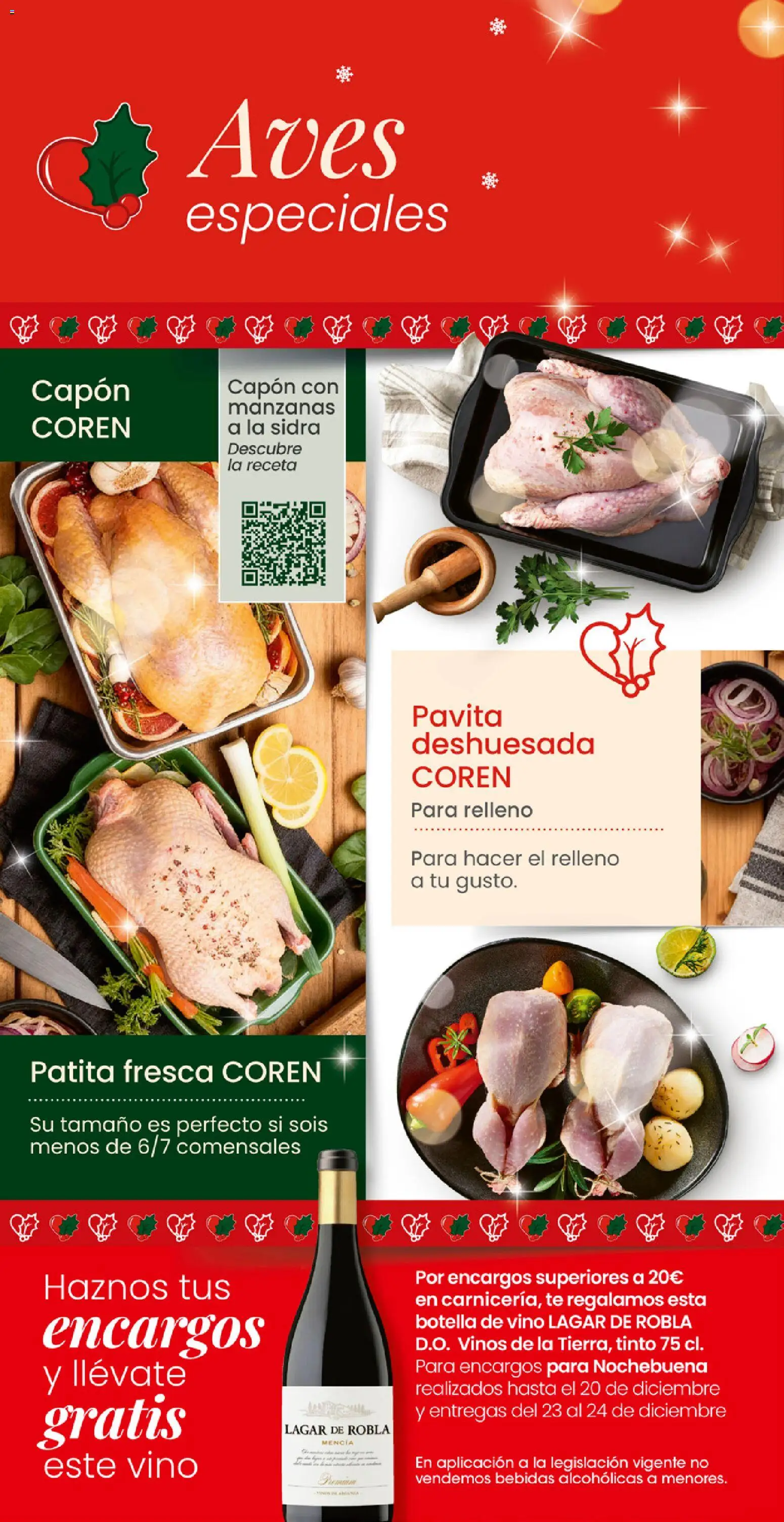 Eroski - Encargos Navidad 2025 │ válido desde el 24.11.2025 | Página: 2 | Productos: Vino, Manzanas, Té