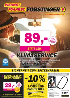Vorschau von dem Prospekt - Forstinger Flugblatt gültig ab 23.07.2025