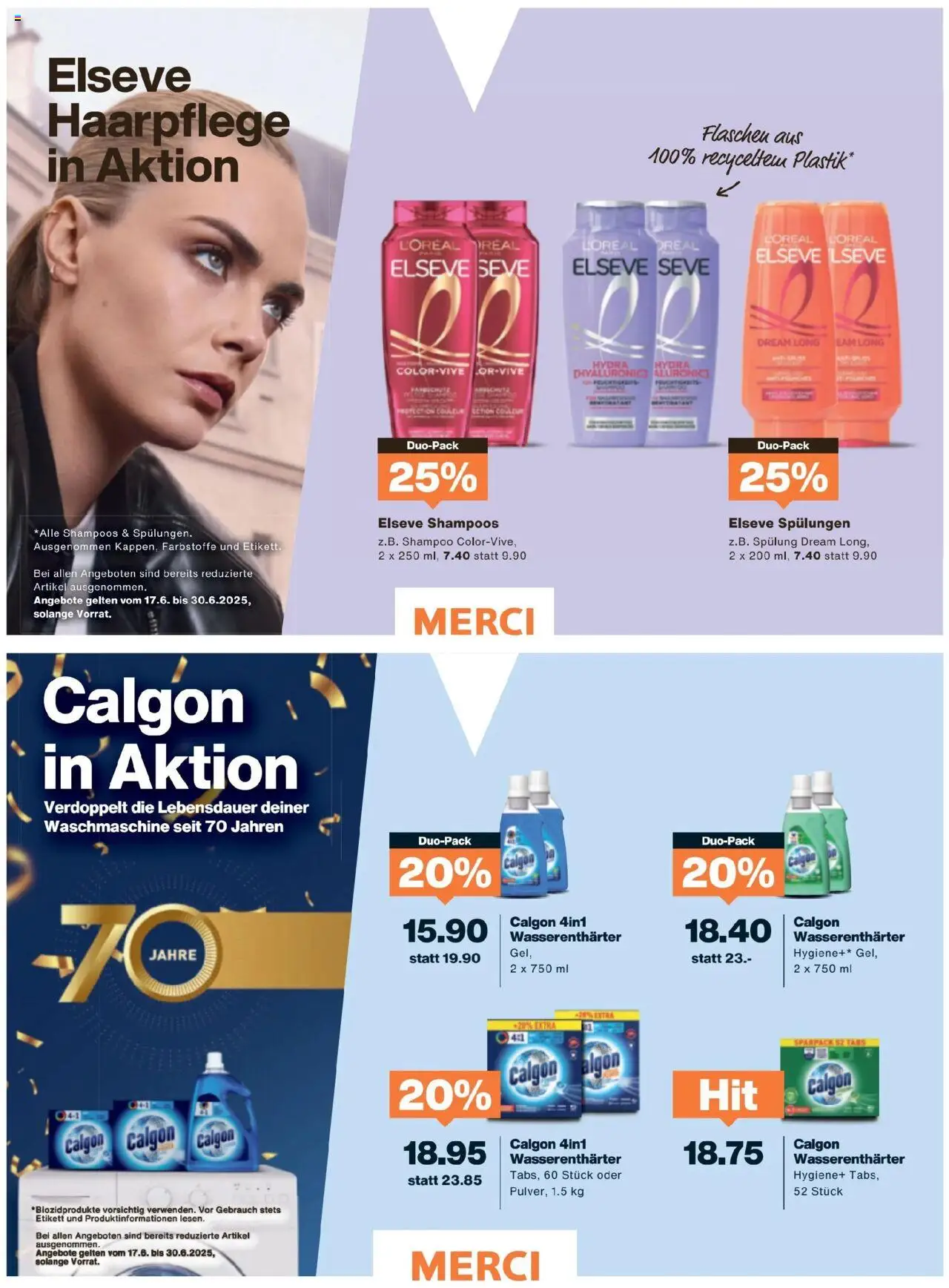Migros Magazin ab 16.06.2025 | Seite: 60 | Produkte: Shampoo, Conditioner, Waschmaschine, Spülung