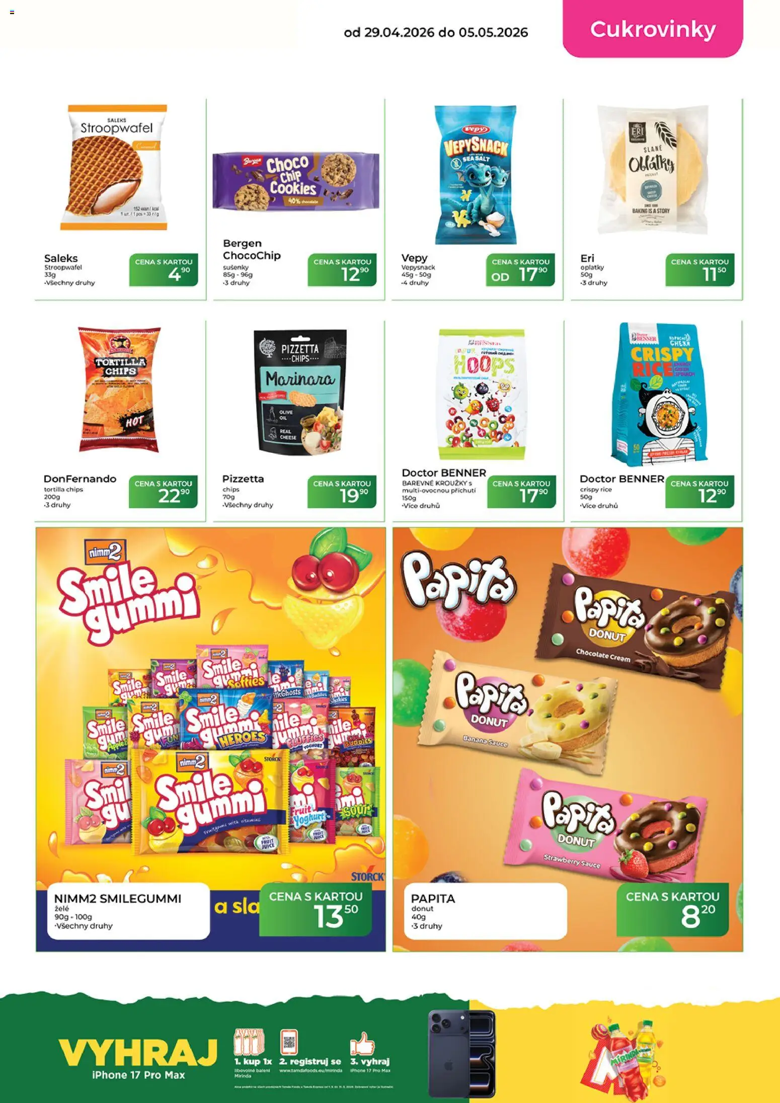 Tamda Foods leták od 29.04.2026 | Strana: 31 | Produkty: Donut, Cookies, Iphone, Mirinda