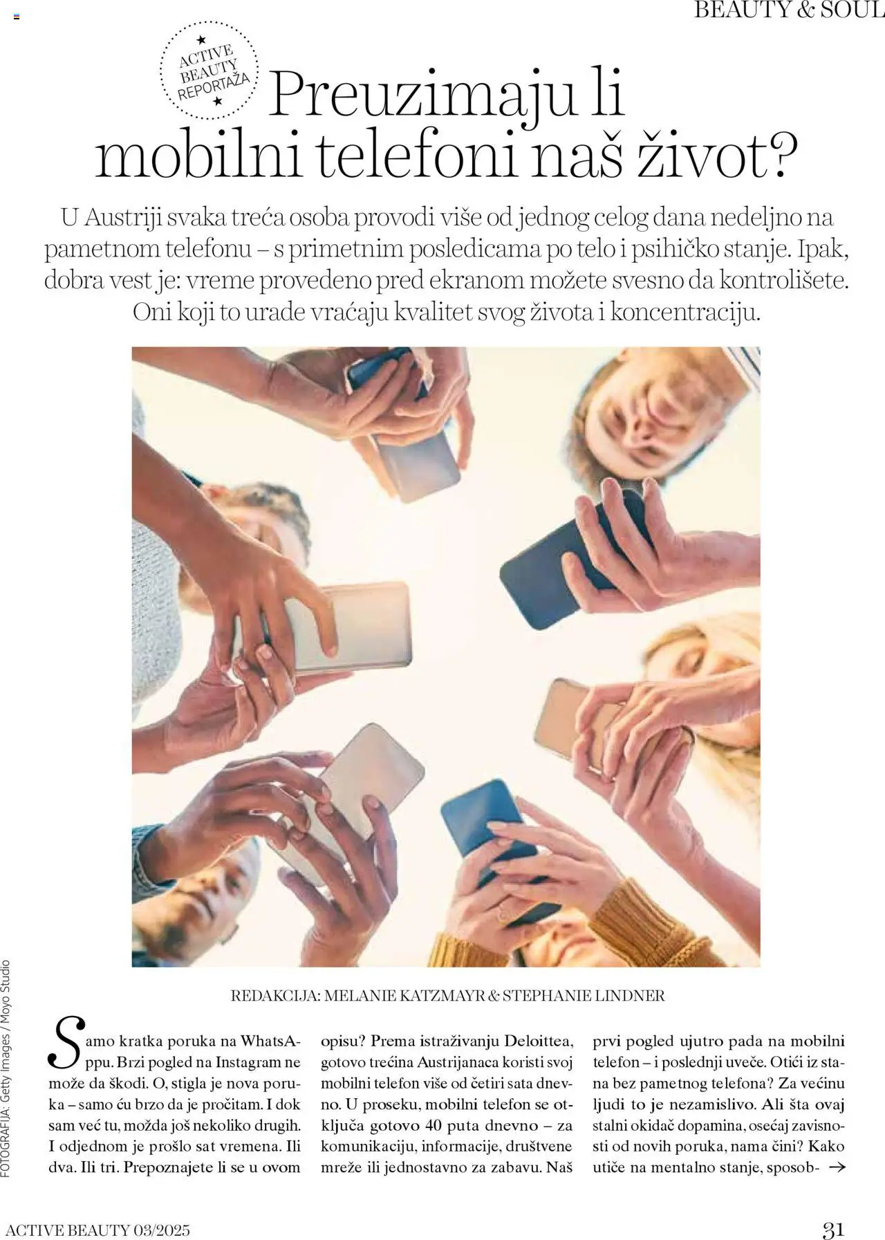 DM Drogerie katalog - važi od 05.08.2025 | Strana: 31 | Proizvode: Telefon
