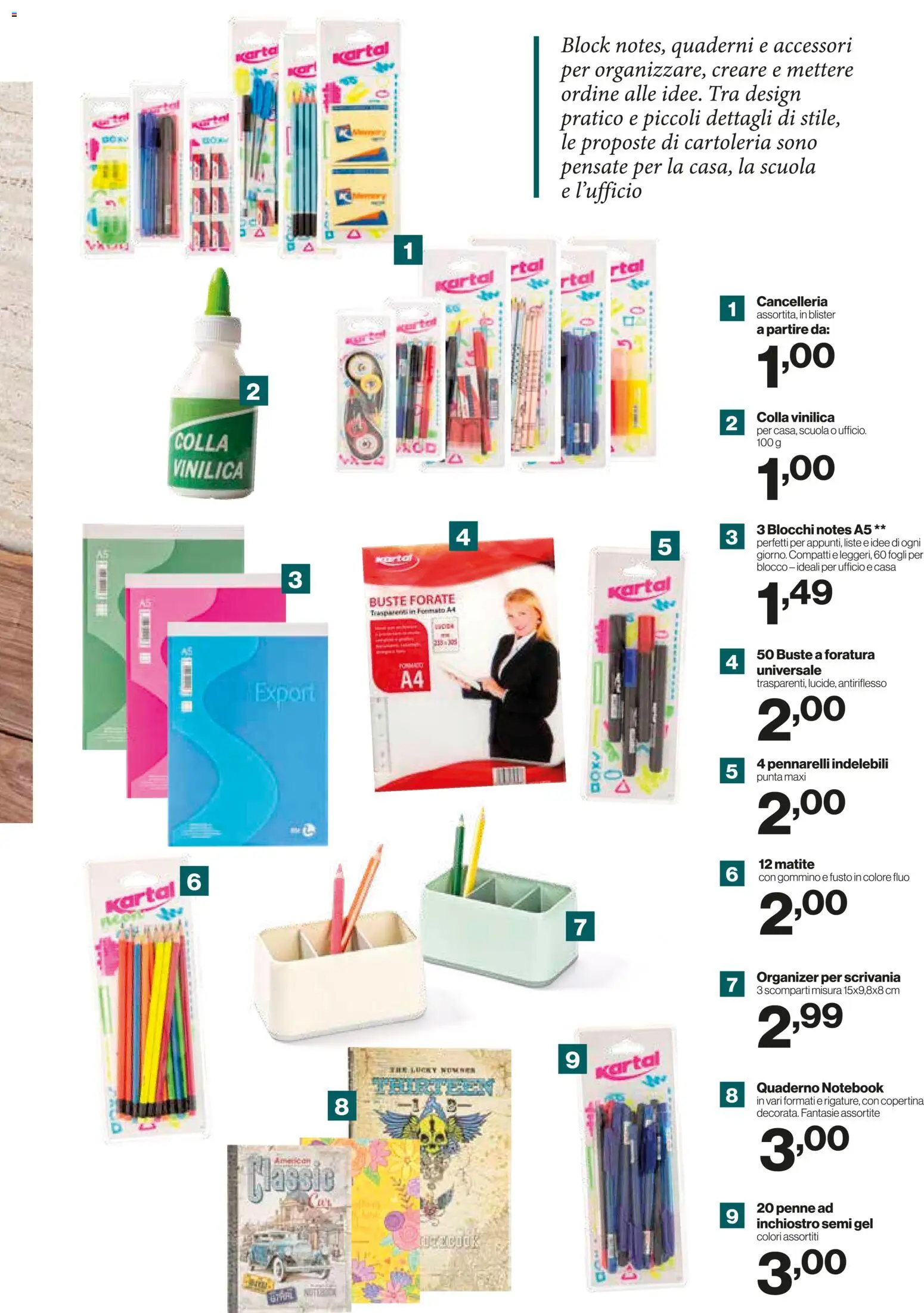 Volantino IN's del 31.12.2025 | Pagina: 21 | Prodotti: Notebook, The, Colla, Quaderno