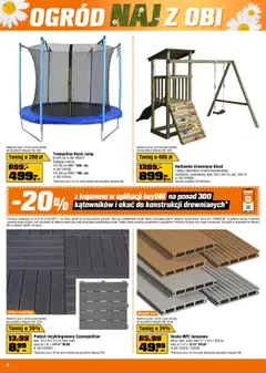 OBI Gazetka od 21.05.2025 | Strona: 6 | Produkty: Trampolina