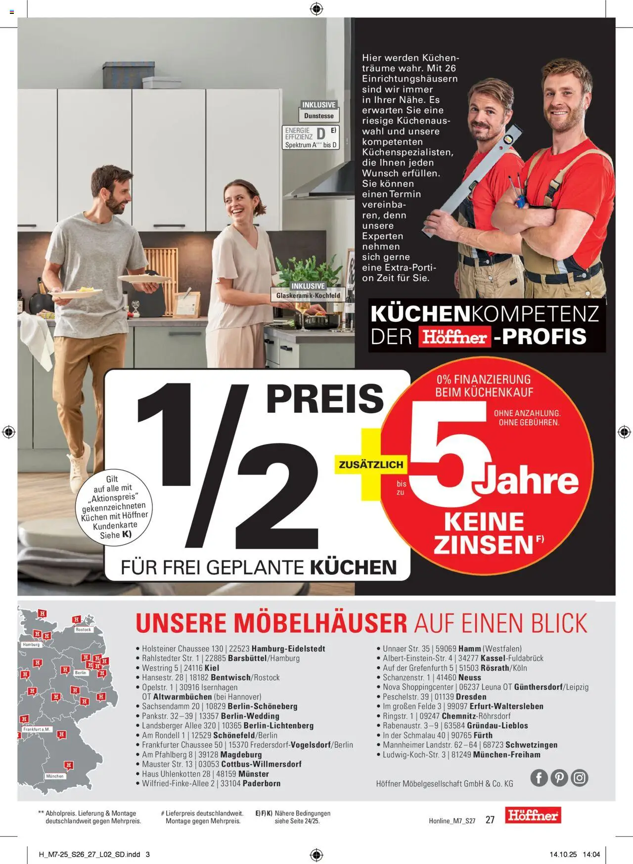 Höffner Prospekt 	 – gültig ab 15.10.2025 | Seite: 27 | Produkte: Kuchen