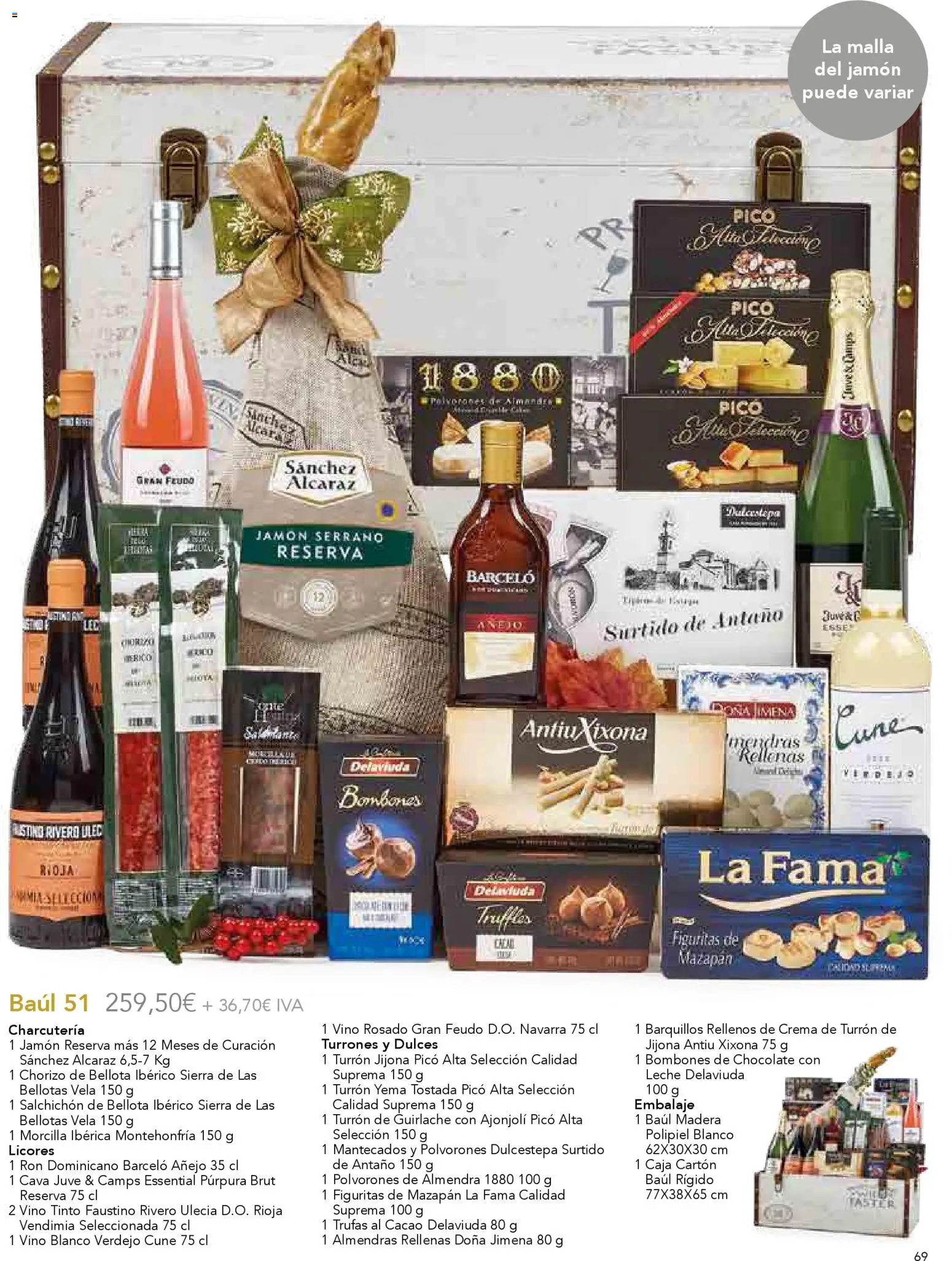 Lupa Supermercados Regalar en Navidad │ válido desde el 03.11.2025 | Página: 71 | Productos: Chocolate, Vino, Vela, Caja