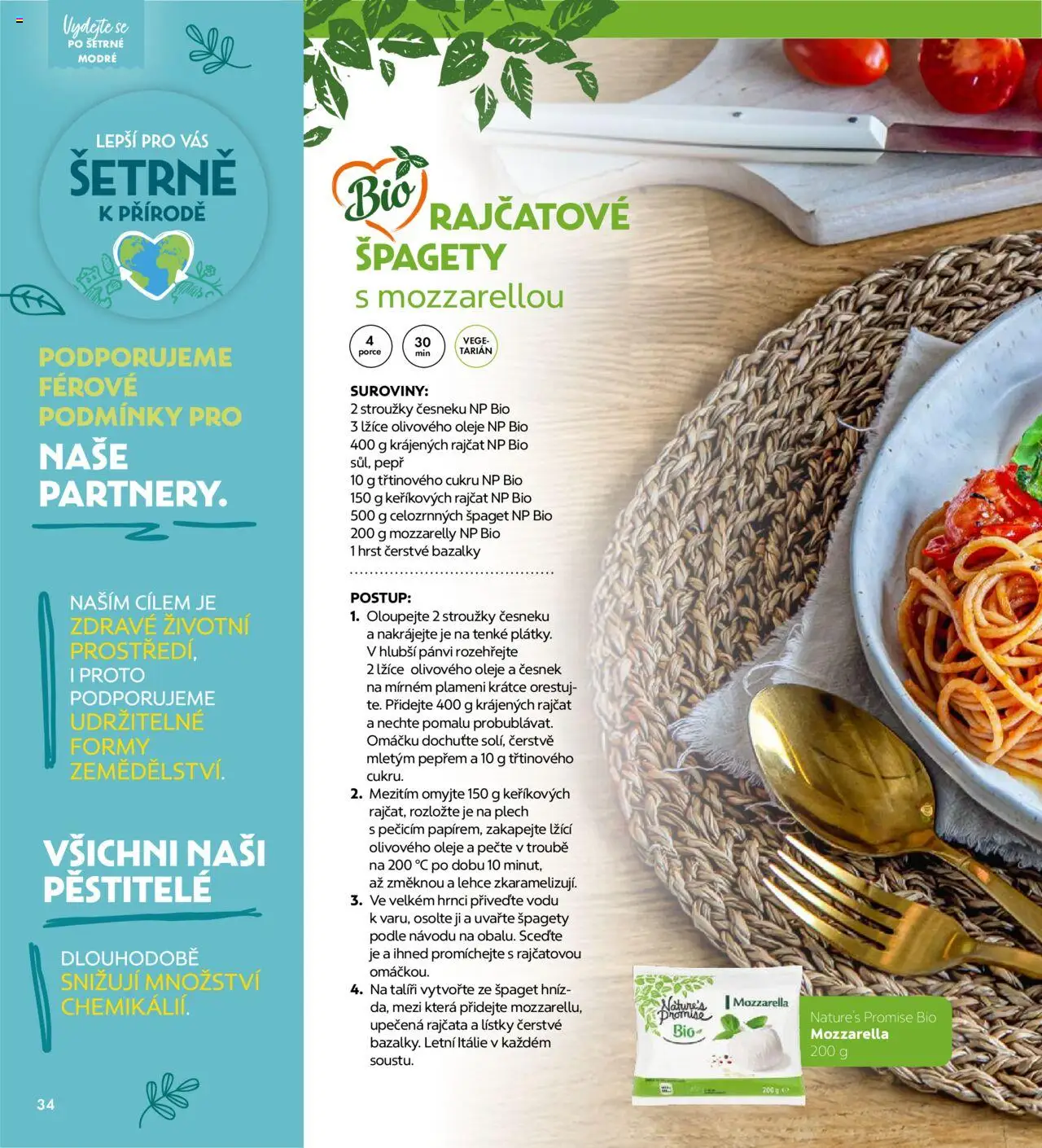Albert magazín od 01.06.2025 | Strana: 34 | Produkty: Oleje, Špagety, Česnek, Mozzarella