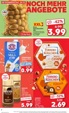 Globus Baumarkt - Saarland ab 08.12.2025 gültig | Seite: 6 | Produkte: Nescafe, Milch, Haltbare milch, Nescafe gold