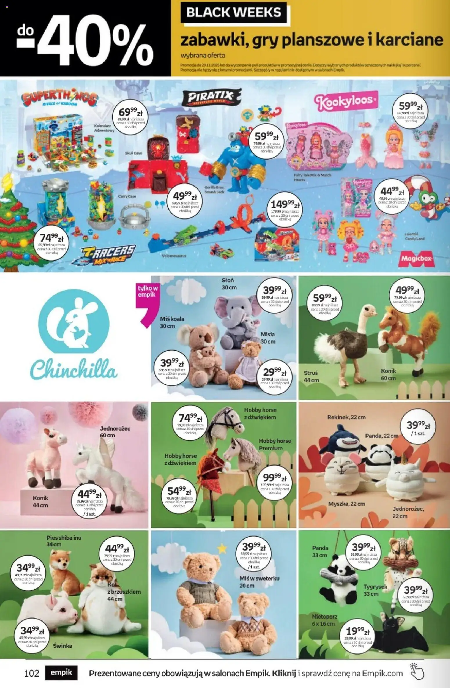 Empik promocje - Tom kultury Zabawki od 12.11.2025 | Strona: 8 | Produkty: Kalendarz, Jednorożec, Gry, Fairy