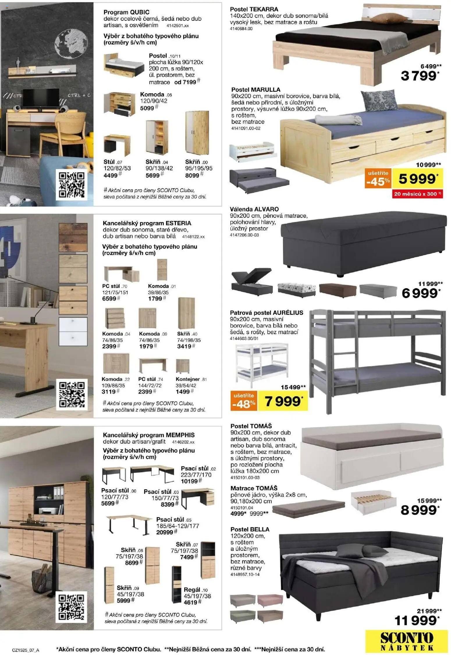 Sconto nábytek leták od 26.11.2025 | Strana: 7 | Produkty: Nábytek, Matrace, Stůl, Barvy