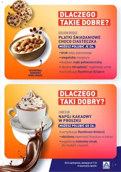 Aldi Gazetka - Wielki test od 17.02.2025 | Strona: 9 | Produkty: Kakao, Płatki śniadaniowe, Płatki, Ciasteczka