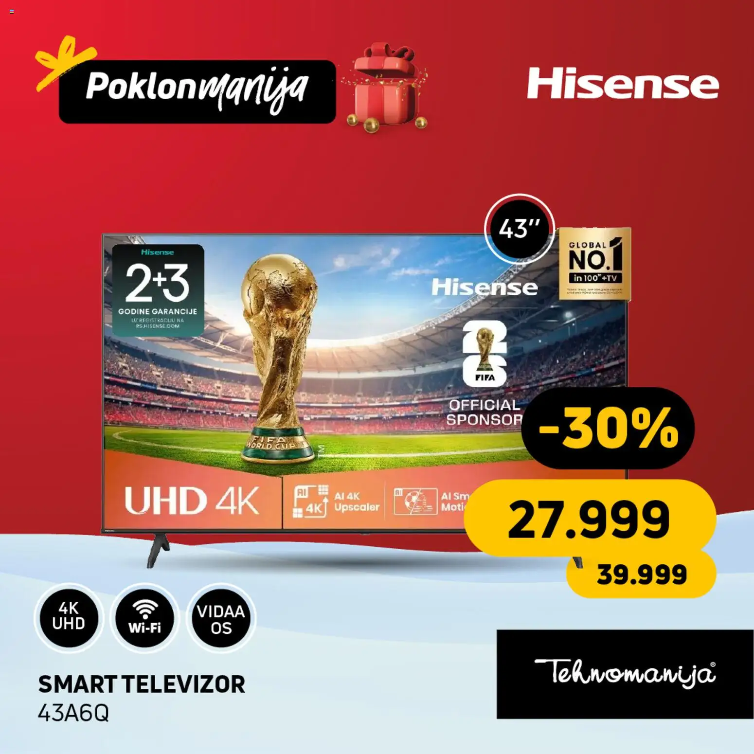 Tehnomanija katalog - važi od 22.12.2025 | Strana: 14 | Proizvode: Smart televizor, Televizor