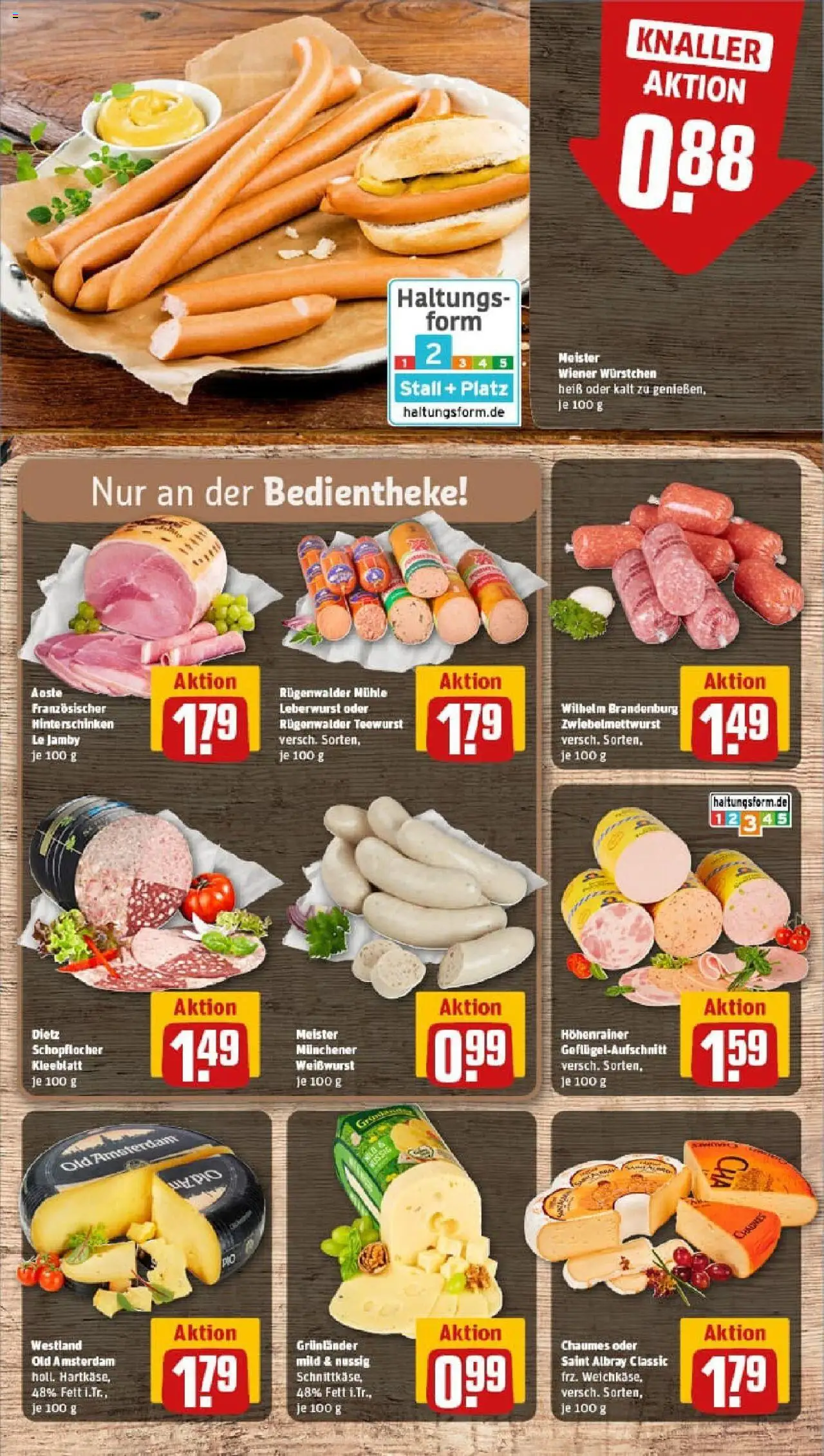 Rewe prospekt Bad Urach	 – gültig ab 13.10.2025 | Seite: 9 | Produkte: Mühle, Wiener wurstchen, Weißwurst, Grunlander
