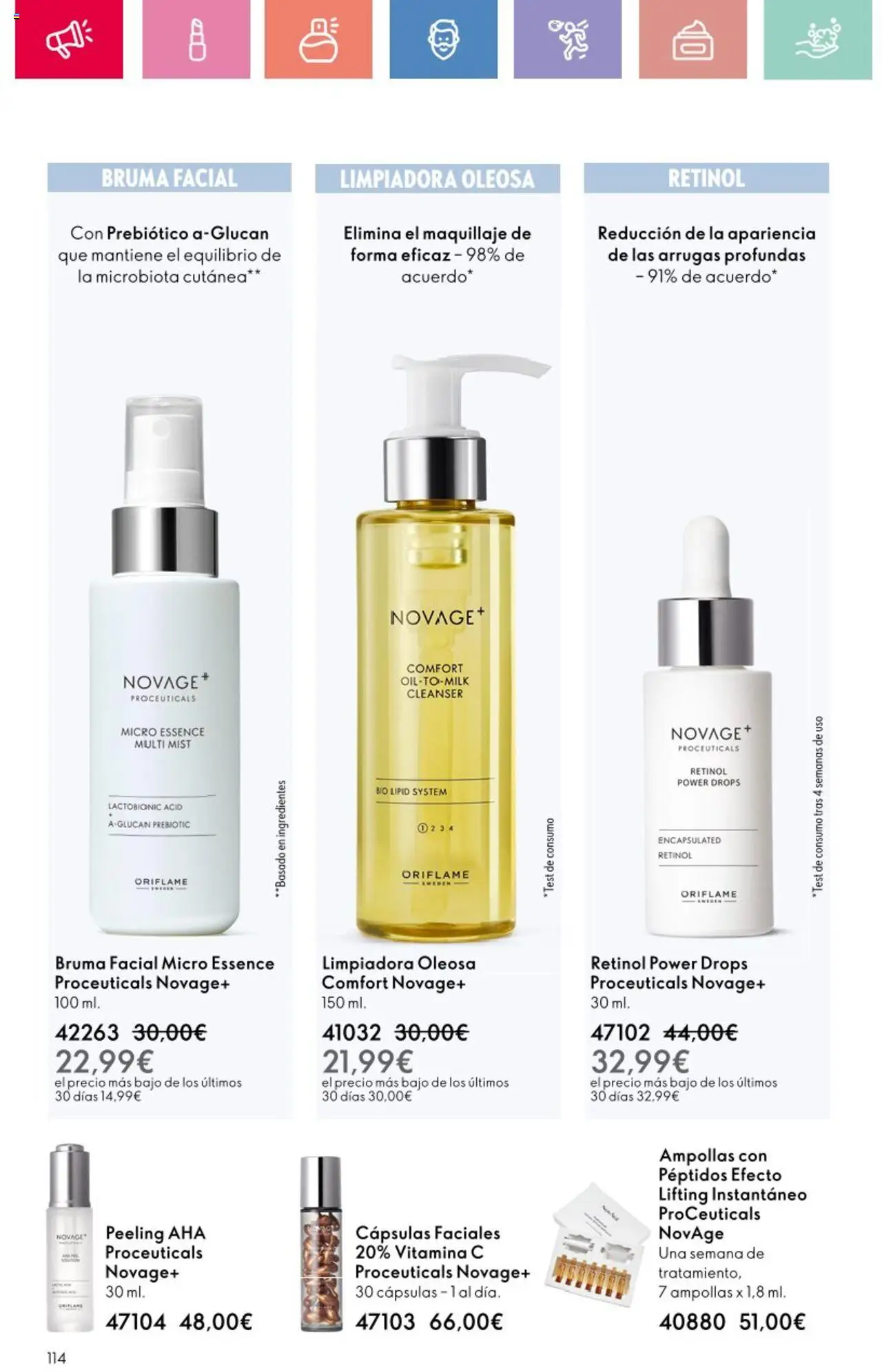 Oriflame - Catálogo Campaña 11 │ válido desde el 03.08.2025 | Página: 114 | Productos: Maquillaje, Peeling, Κρεμάστρα