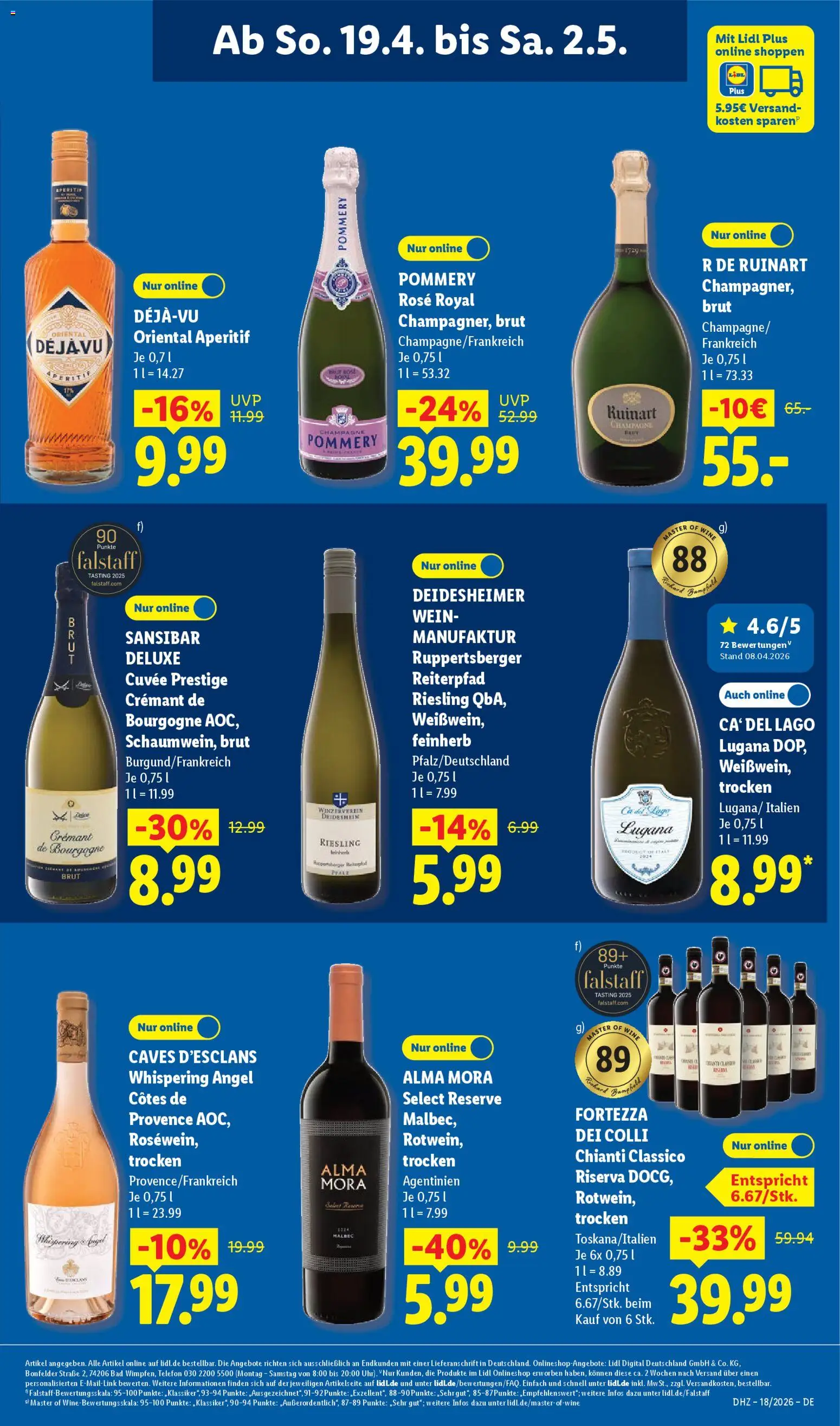 Lidl Prospekt – gültig ab 27.04.2026 | Seite: 27 | Produkte: Bad, Wein, Telefon
