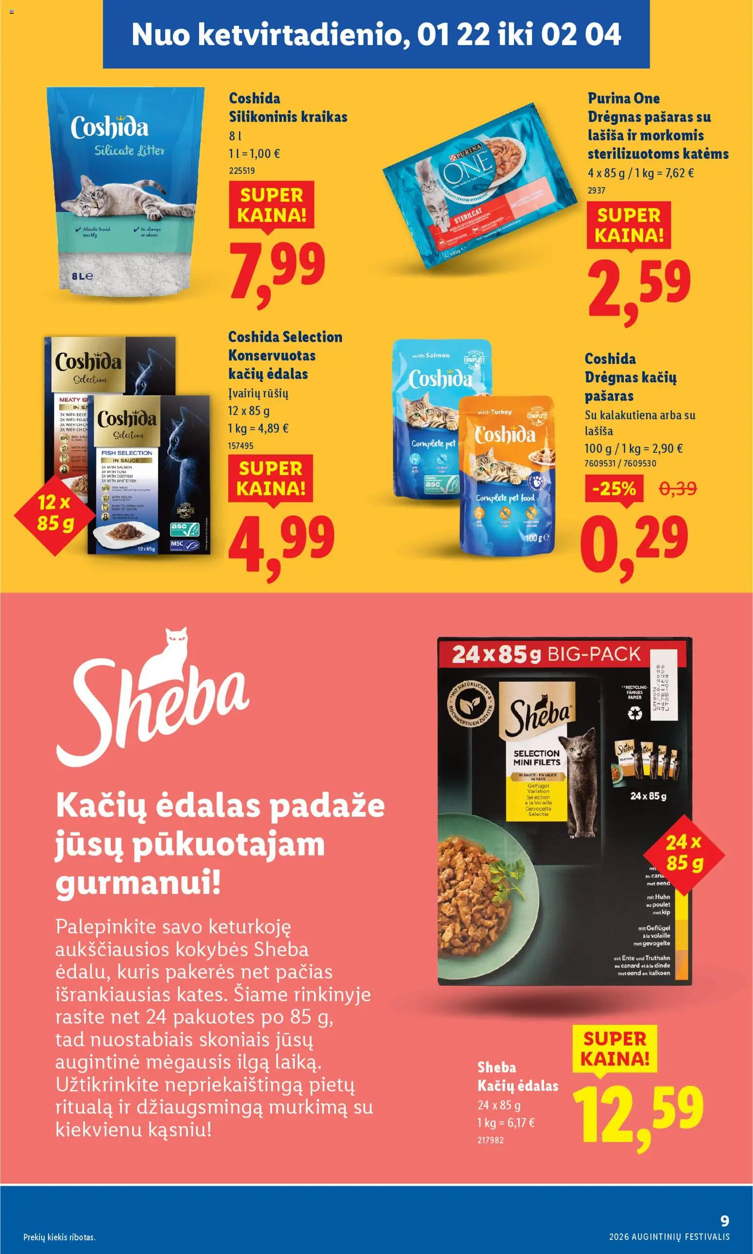 LIDL akcijos nuo 22.01.2026 | Puslapis: 9