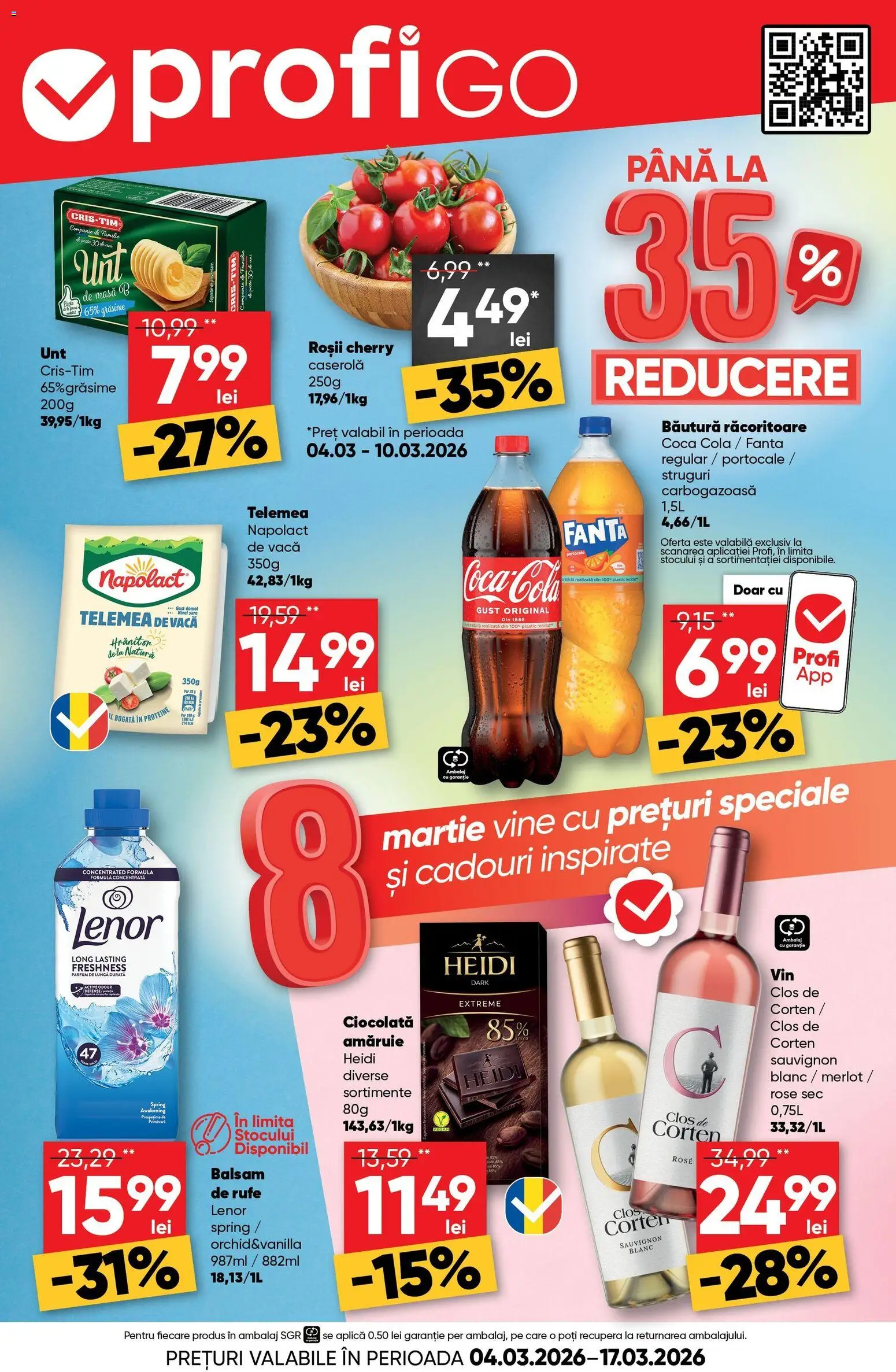 Noul catalog Profi – valabil de la 04.03.2026 | Pagină: 1 | Produse: Struguri, Masaüstü kılıfı, Balsam, Portocale