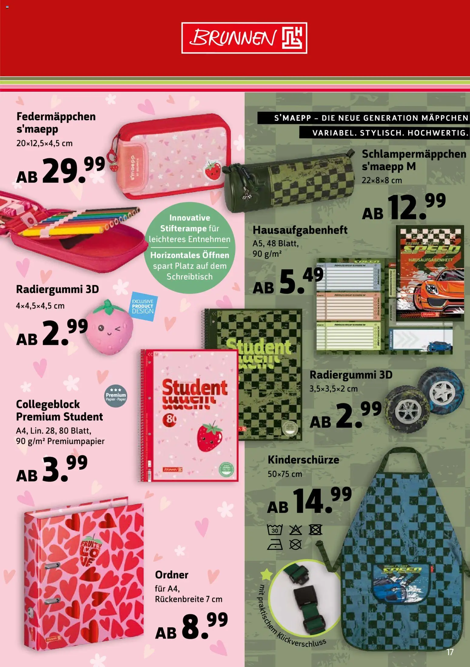 Galeria Karstadt Kaufhof Prospekt Schulranzen  	 – gültig ab 02.03.2026 | Seite: 17