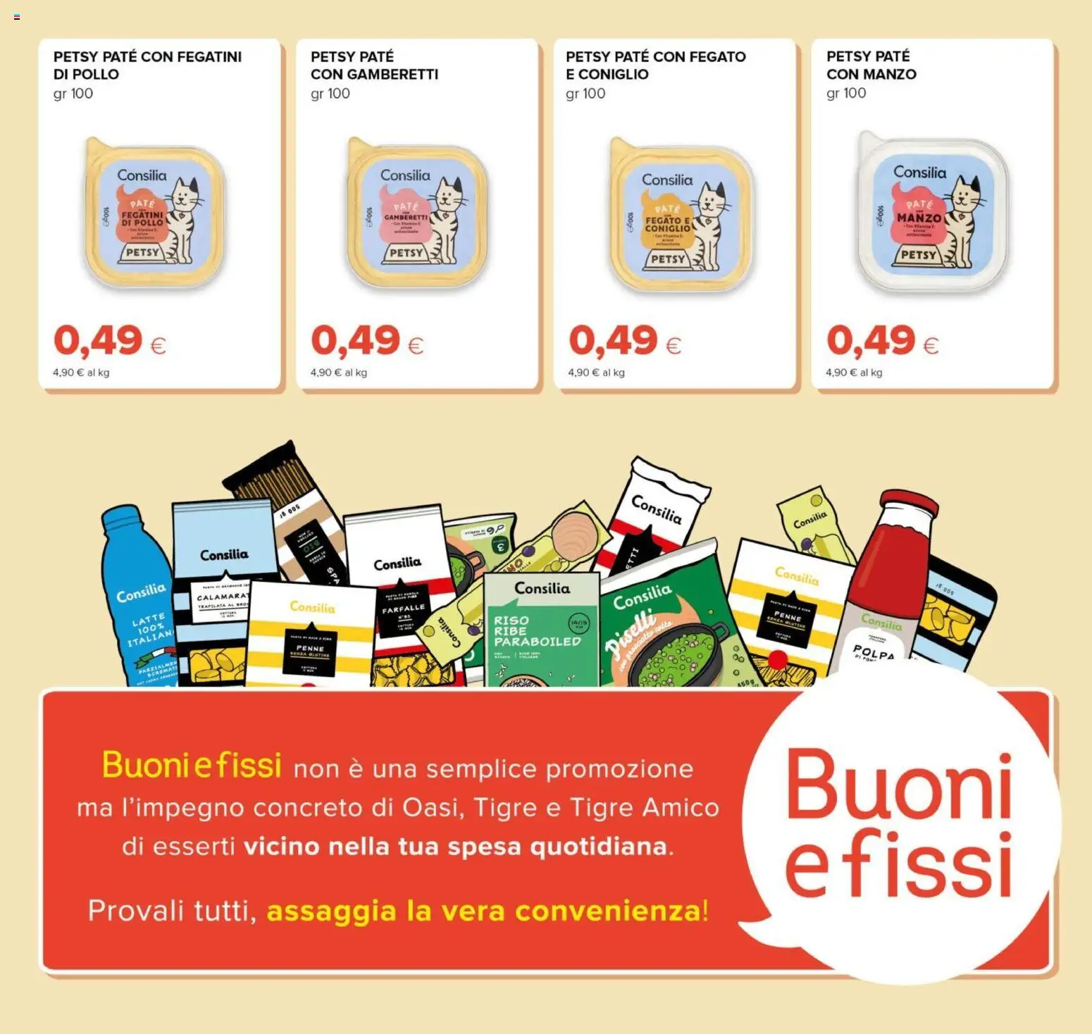 Volantino Oasi del 23.04.2026 | Pagina: 30 | Prodotti: Paté, Manzo, Piselli, Gamberetti