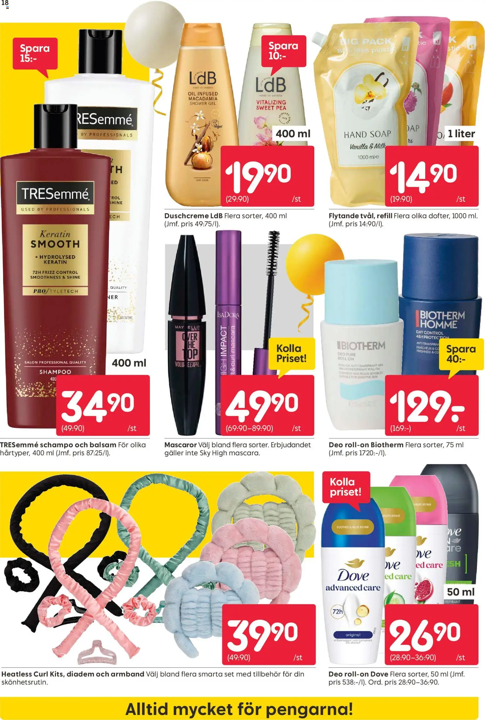 Rusta reklamblad aktuell från 13.04.2026 | Sida: 18 | Produkter: Diadem, Balsam, Armband, Set