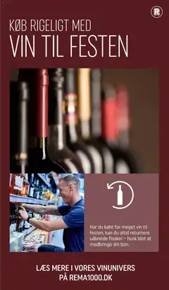 VIN TIL FESTEN, Køb rigeligt med vin til festen. Har du købt for meget vin til festen, kan du altid returnere uåbnede flasker - husk blot at medbringe din bon. gyldig fra 08.12.2025 | Side: 13 | Produkter: Vin