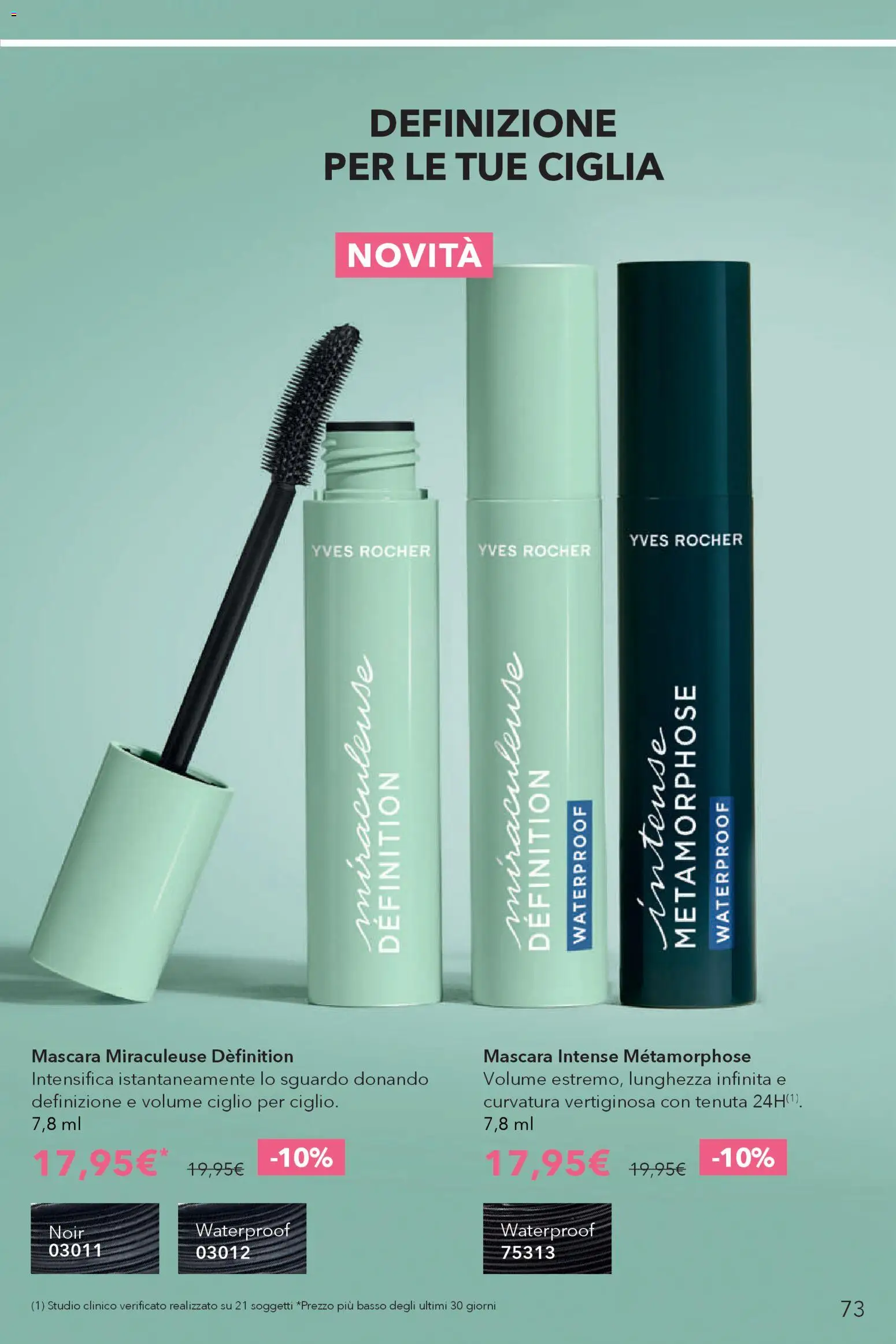 Volantino Yves Rocher del 23.04.2026 | Pagina: 73 | Prodotti: Mascara