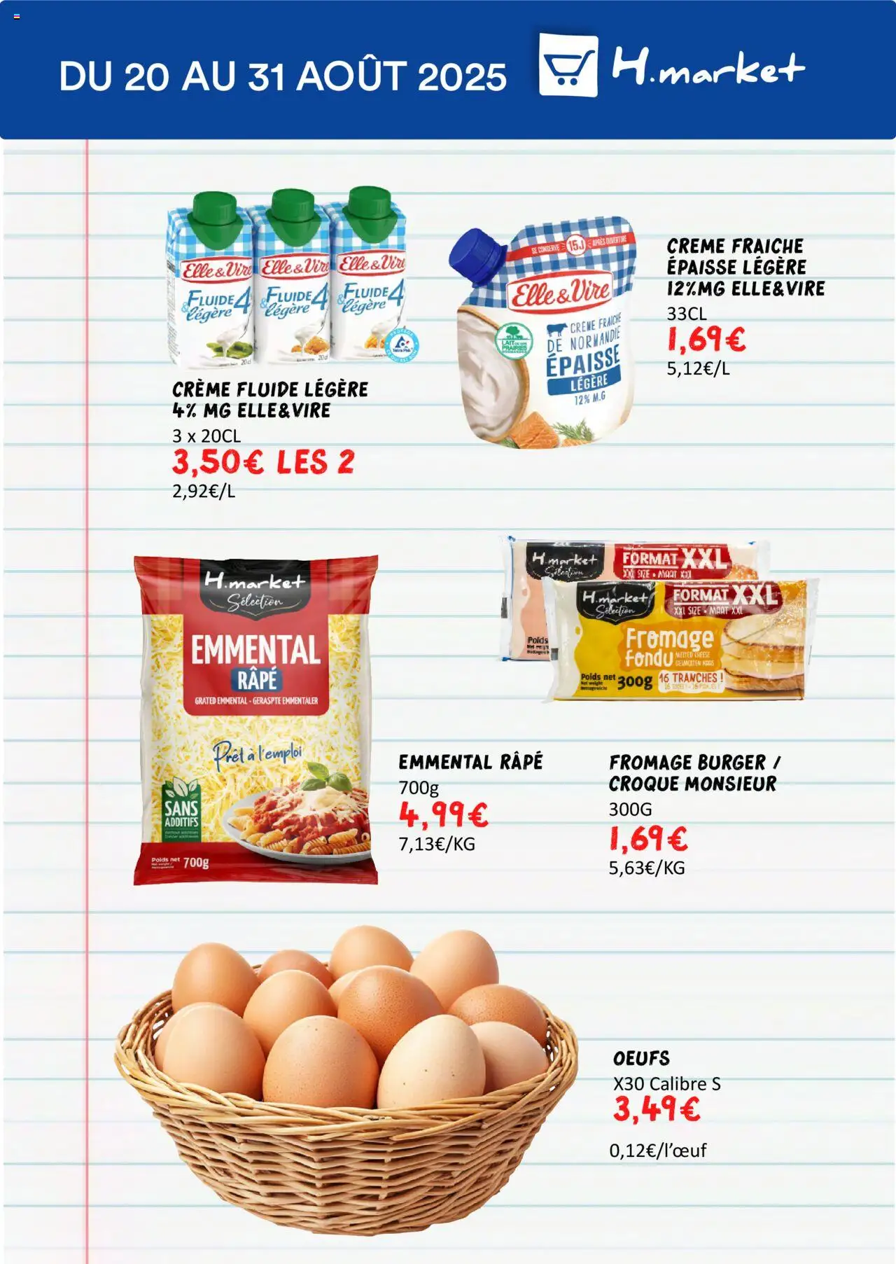  | Page: 11 | Produits: Fromage, Œufs, Crème fraiche, Crème