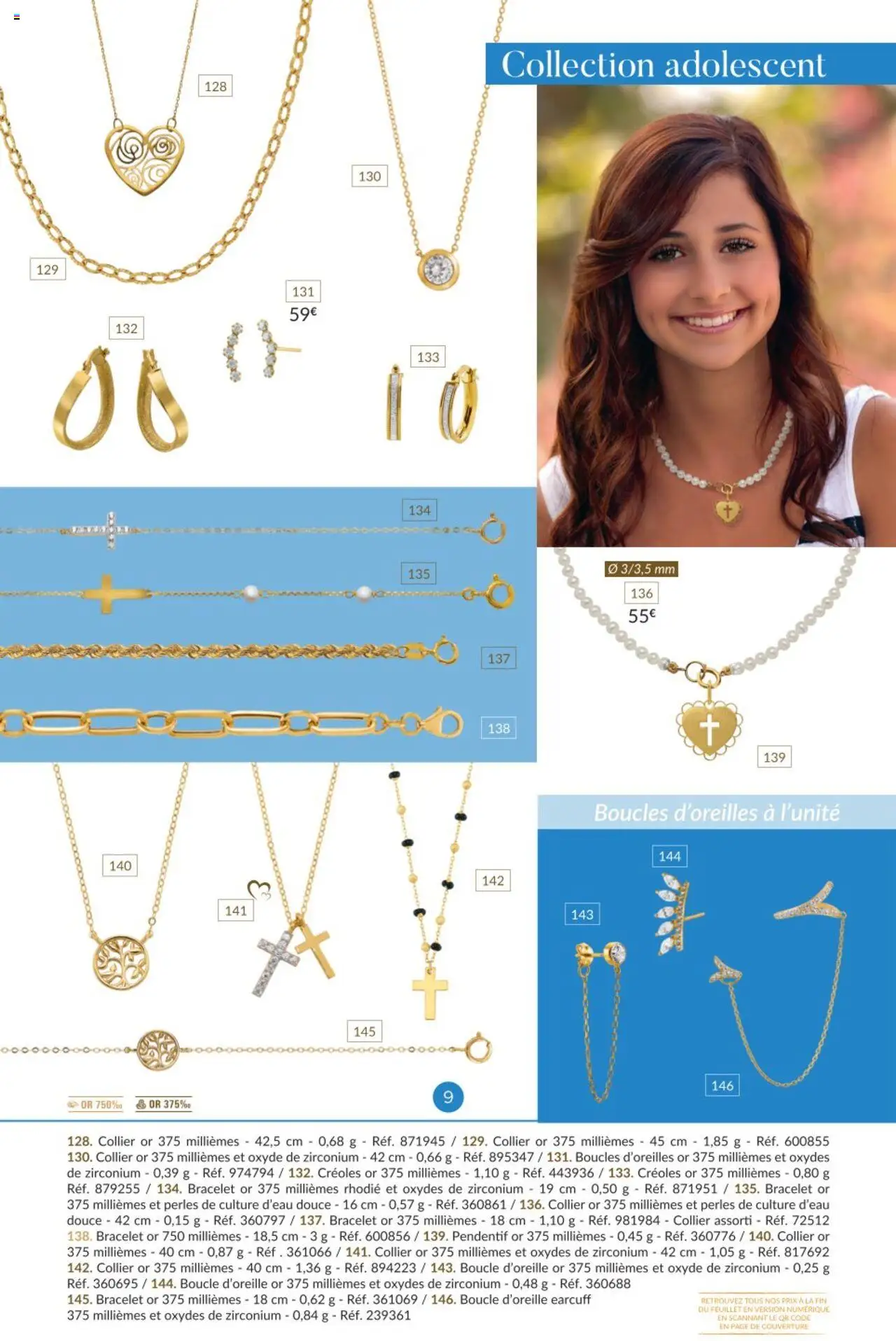 {H1} | Page: 9 | Produits: Couverture, Collier, Bracelet, Pendentif