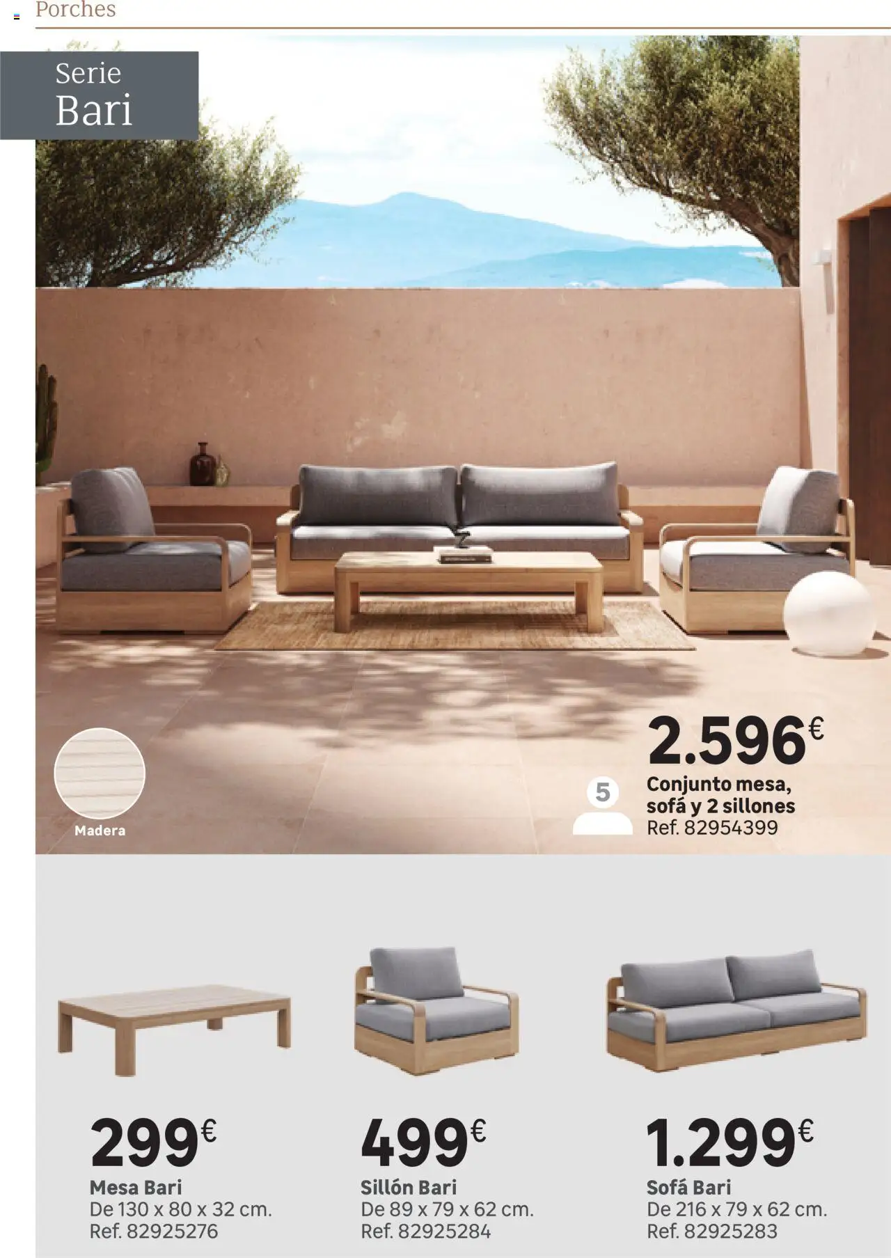Leroy Merlin catálogo │ válido desde el 25.03.2025 | Página: 129 | Productos: Sofá, Sillón, Mesa