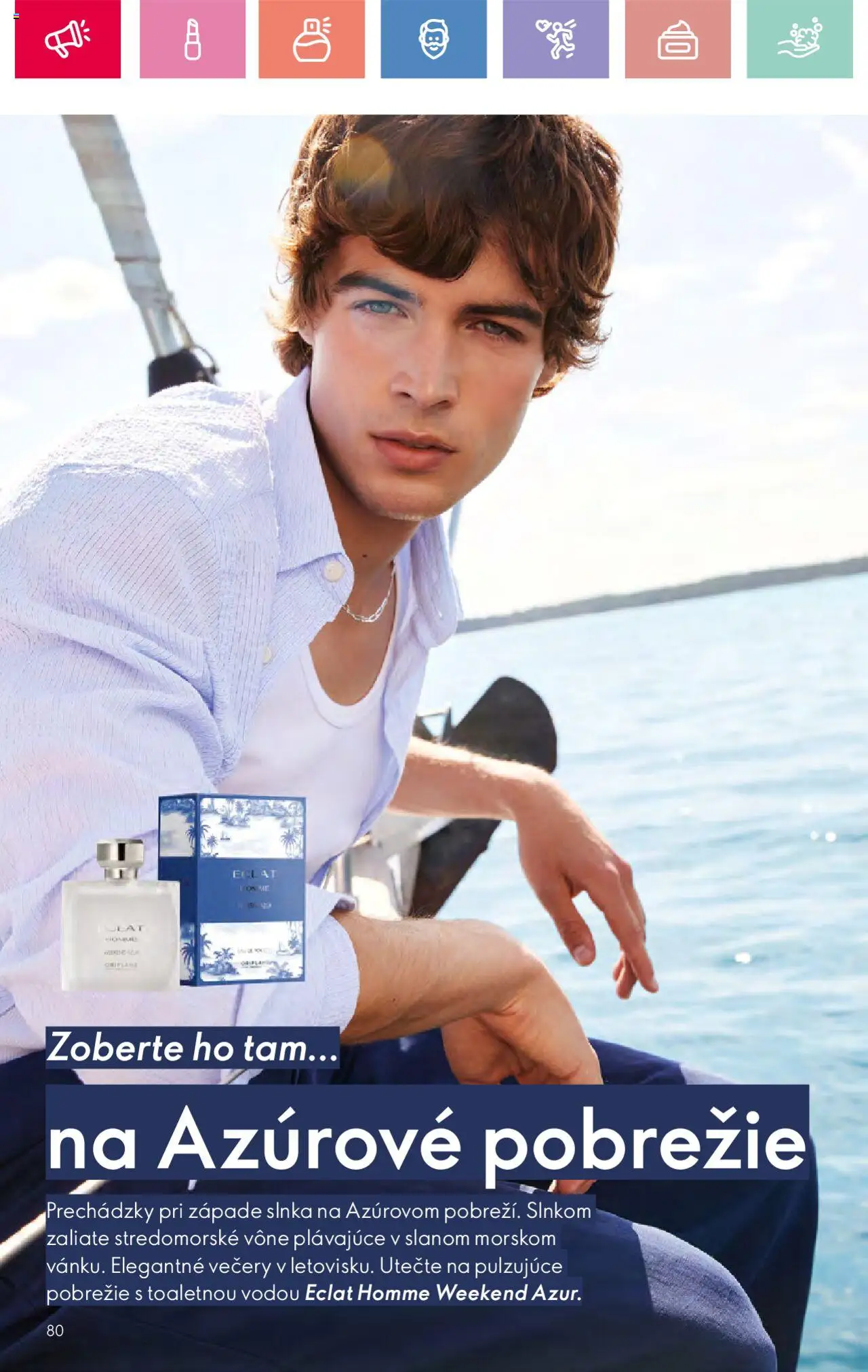 Katalóg Oriflame 10 2025 │ platný od 06.07.2025 | Strana: 80 | Produkty: Toaletná voda, Voda