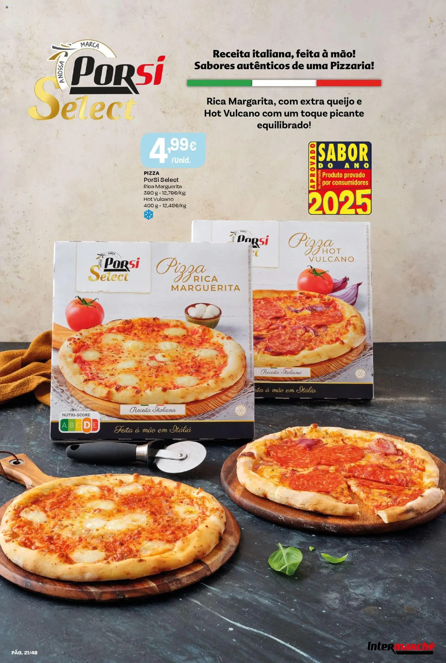 Intermarché folheto │ válido de 06.11.2025 | Página: 21 | Produtos: Cebola, Queijo, Pizza