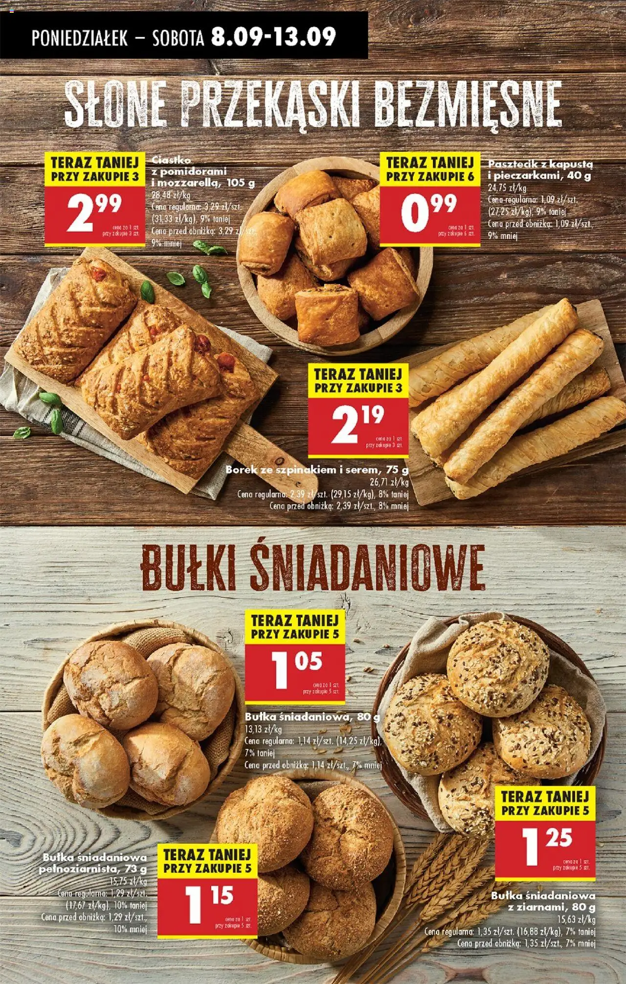 Biedronka gazetka od 08.09.2025 | Strona: 68 | Produkty: Kapusta, Bułka