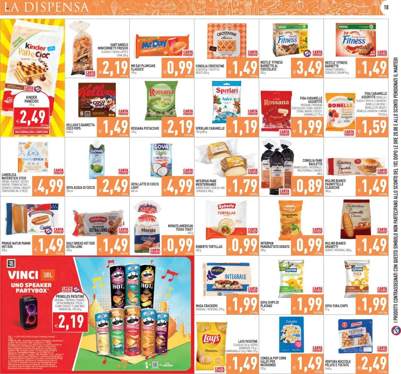 Volantino PIM Supermercati del 06.08.2025 | Pagina: 18 | Prodotti: Cioccolato, Caramelle, Latte, Fotocamera