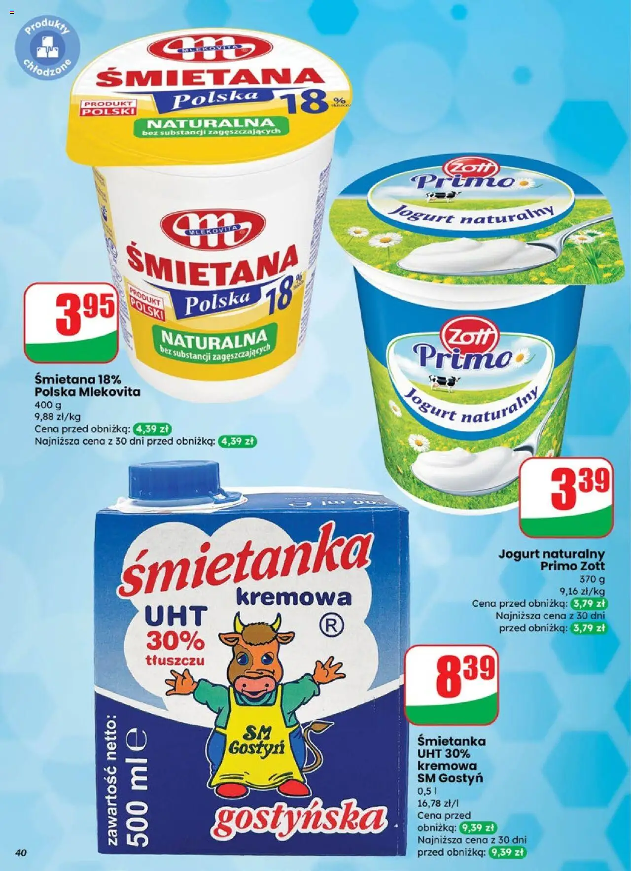 Dino Gazetka od 17.09.2025 | Strona: 40 | Produkty: Jogurt naturalny, Jogurt, Śmietana