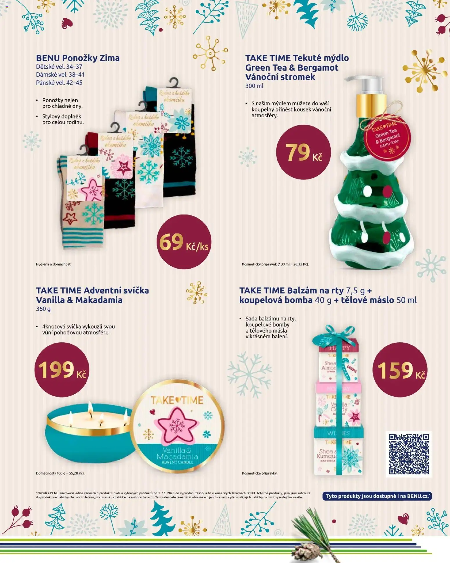 Benu leták od 01.11.2025 | Strana: 5 | Produkty: Mýdlo, Máslo, Ponožky, Svíčka