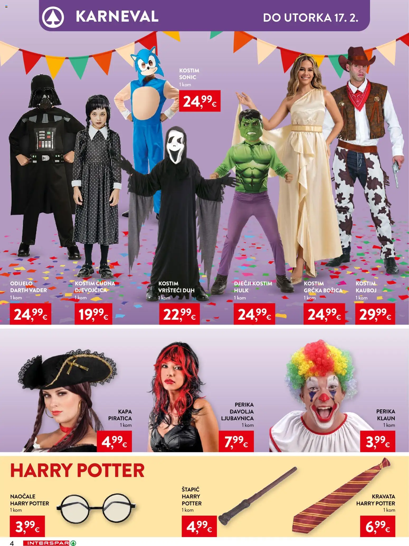 Interspar katalog | vrijedi od 04.02.2026 | Stranica: 4 | Proizvodi: Odijelo, Kapa, Naočale