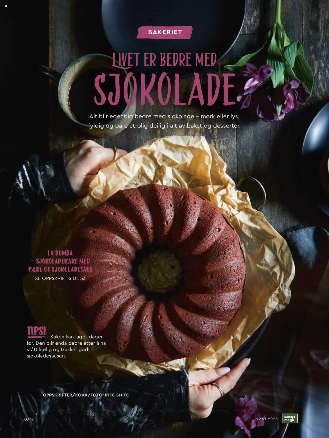 {H1} | Side: 30 | Produkter: Стельова плита, Sjokolade