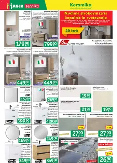 Jager katalog akcije – veljaven od 18.03.2026 | Stran: 10 | Izdelki: Ogledalo, Umivalnik, Barva, Cement