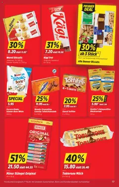Toblerone Milch, 8 x 100 g – gültig ab 16.09.2025 | Seite: 17 | Produkte: Milch