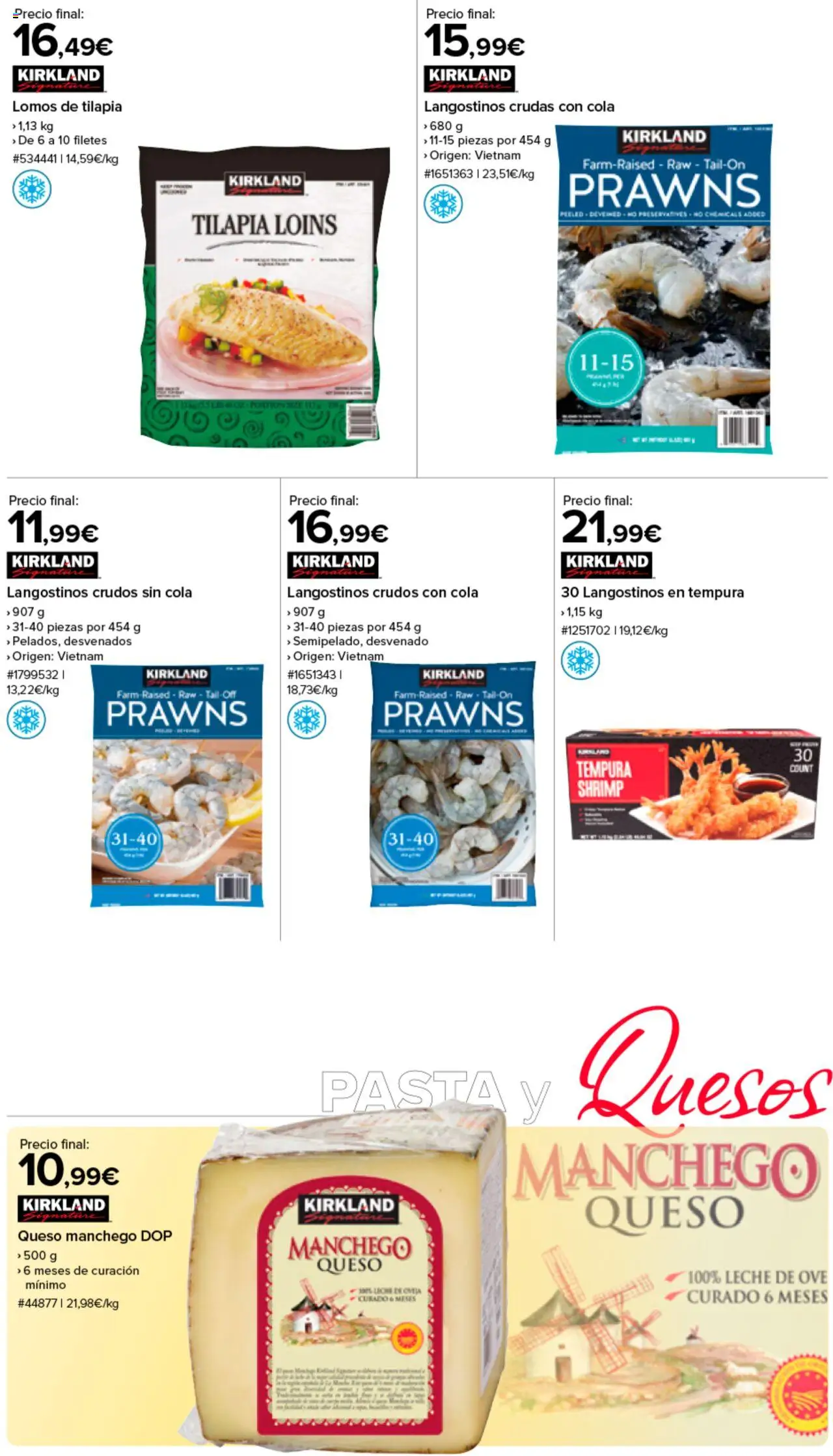 Costco catálogo │ válido desde el 10.10.2025 | Página: 2 | Productos: Leche, Queso, Pasta