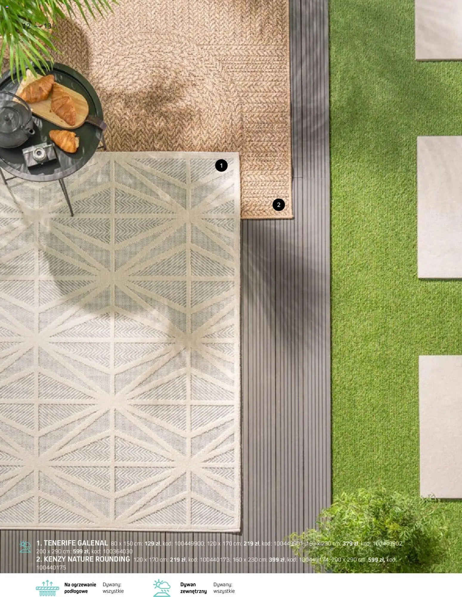 Komfort gazetka - Katalog dywanów od 17.03.2026 | Strona: 12 | Produkty: Dywan, Dywany