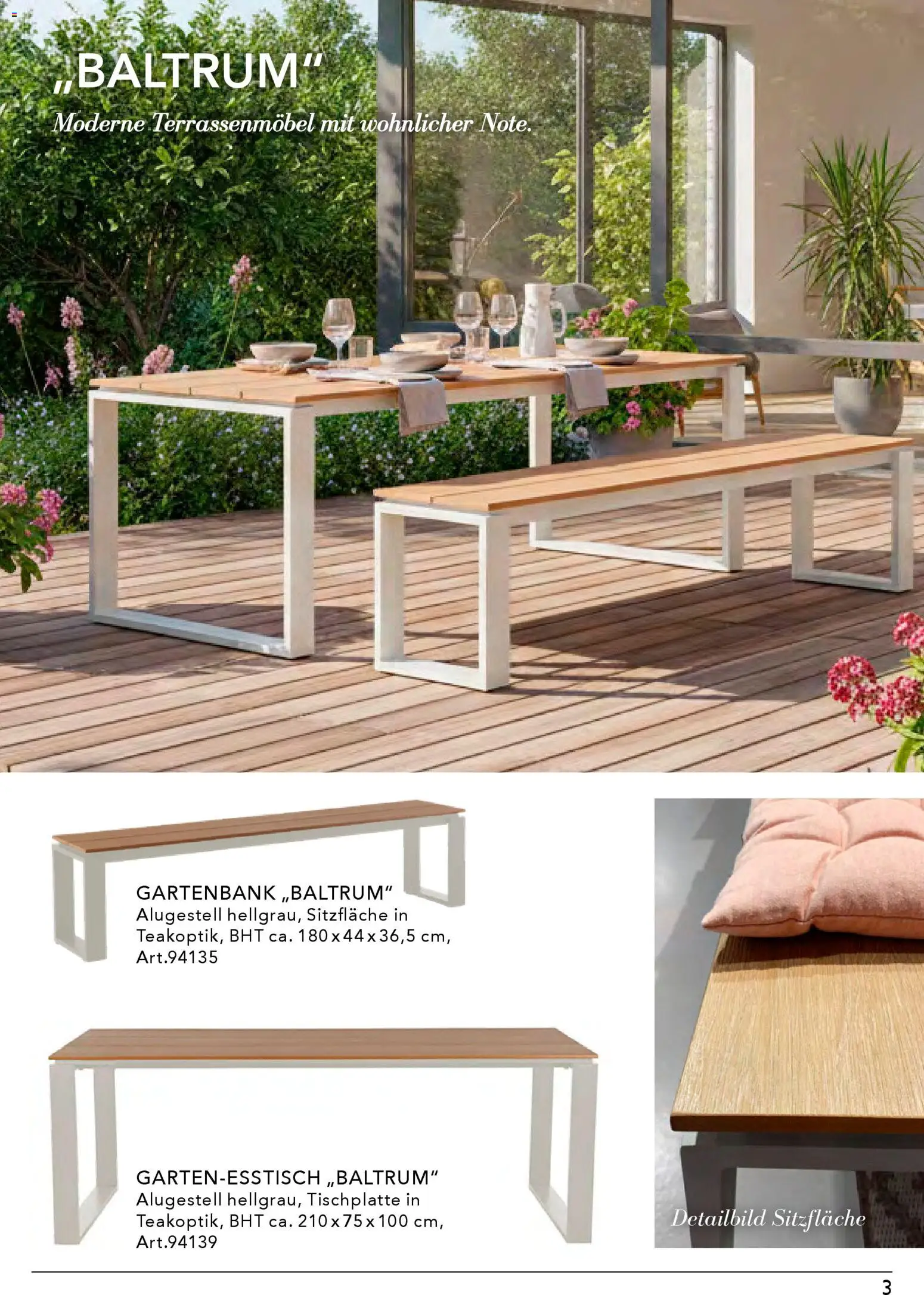 Rahaus Prospekt Gartenmöbel	 – gültig ab 26.02.2026 | Seite: 3