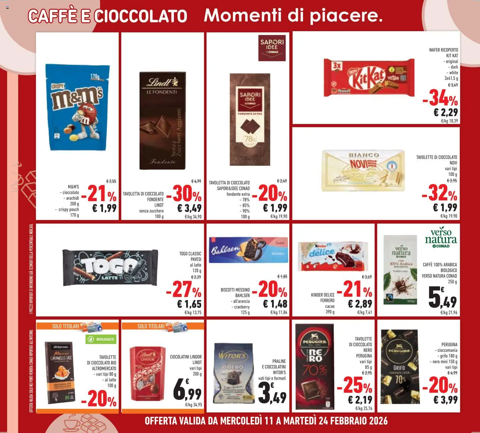 Volantino Conad del 11.02.2026 | Pagina: 26